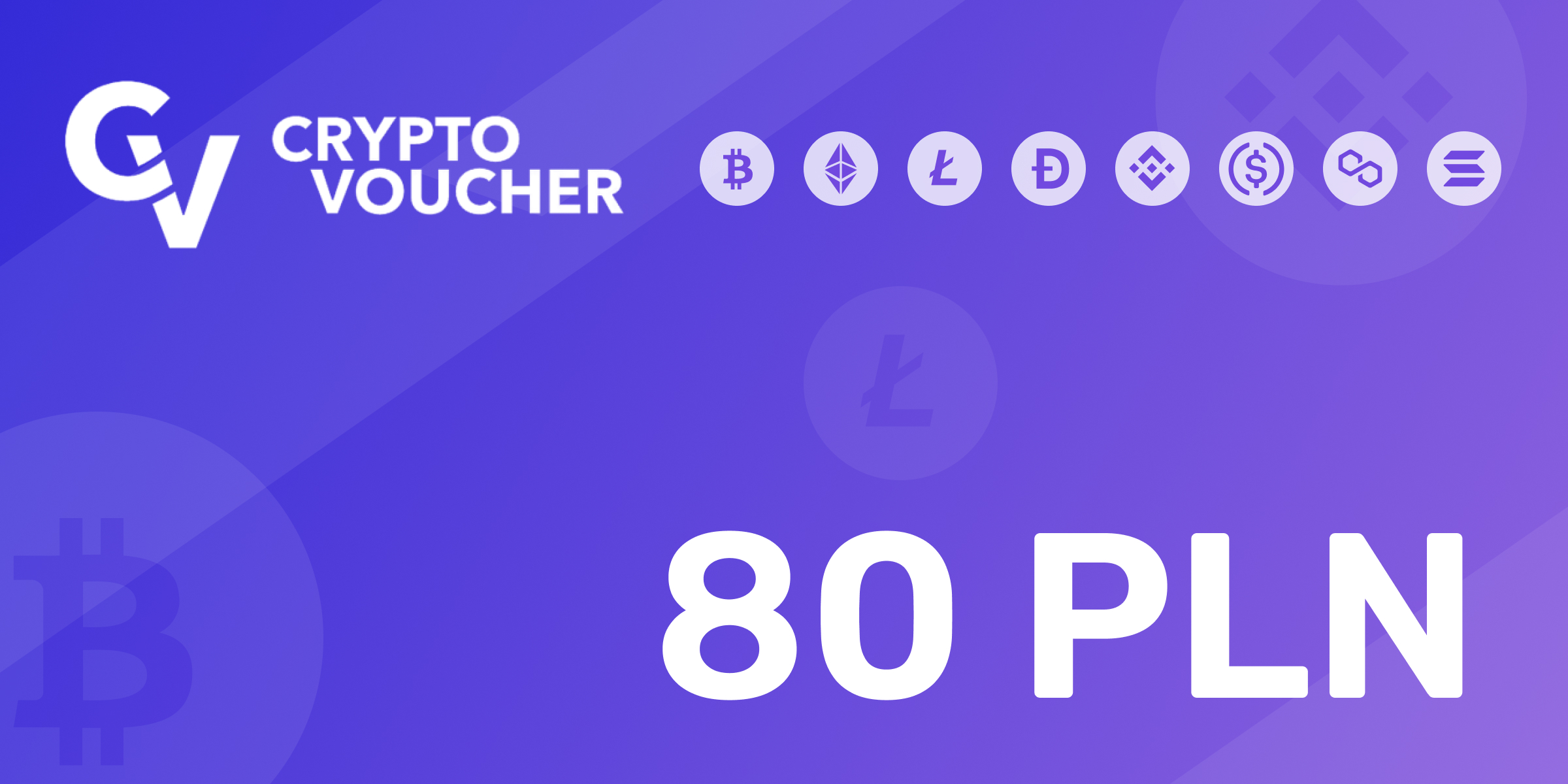 Crypto Voucher Gift Card 80 PLN