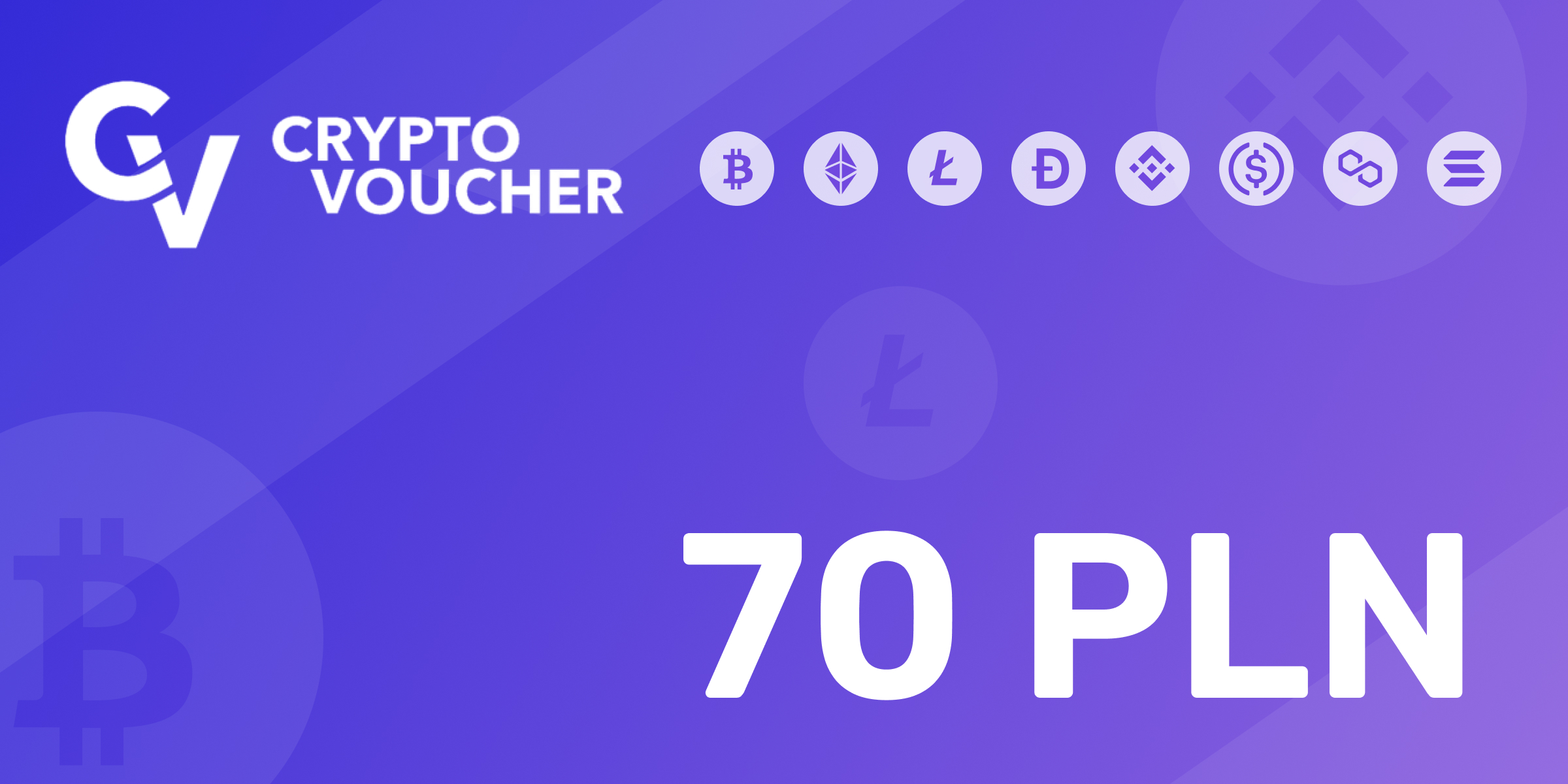 Crypto Voucher Gift Card 70 PLN