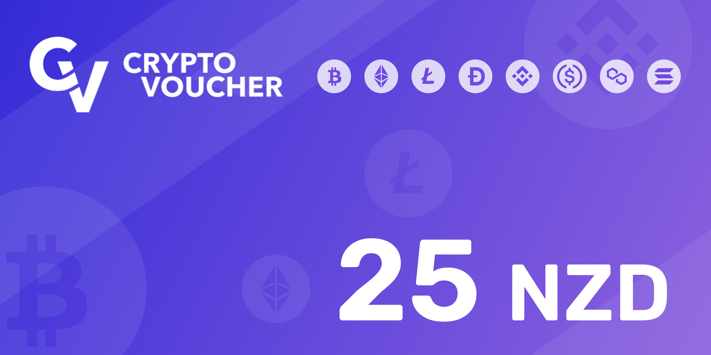 Crypto Voucher Gift Card 25 NZD