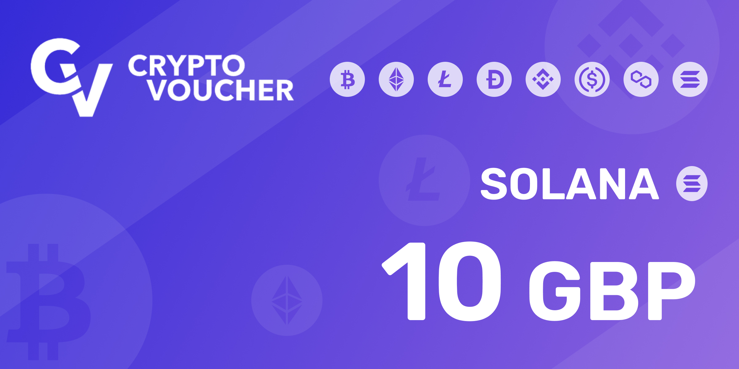 Crypto Voucher Sollana 10 GBP