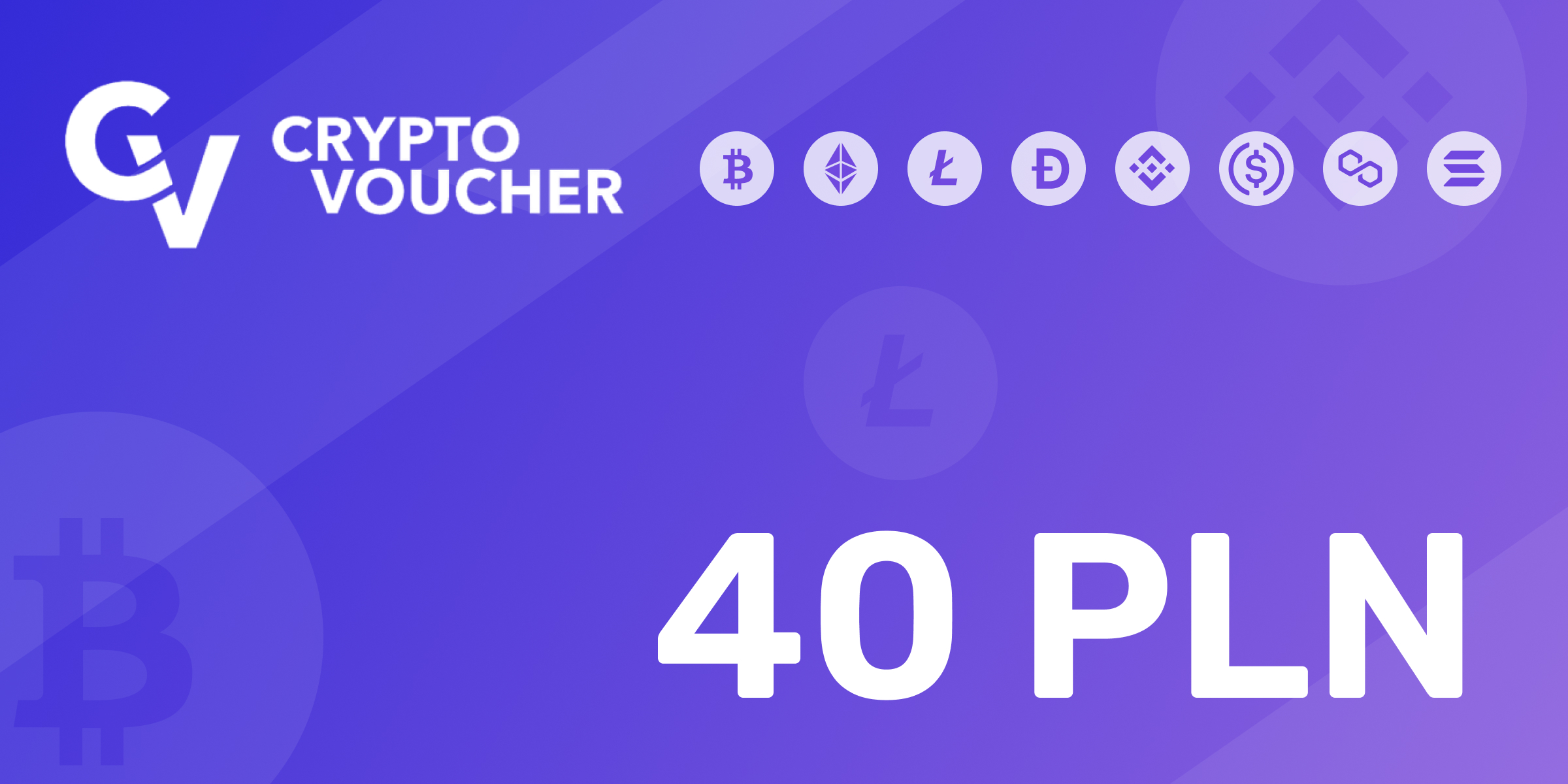 Crypto Voucher Gift Card 40 PLN