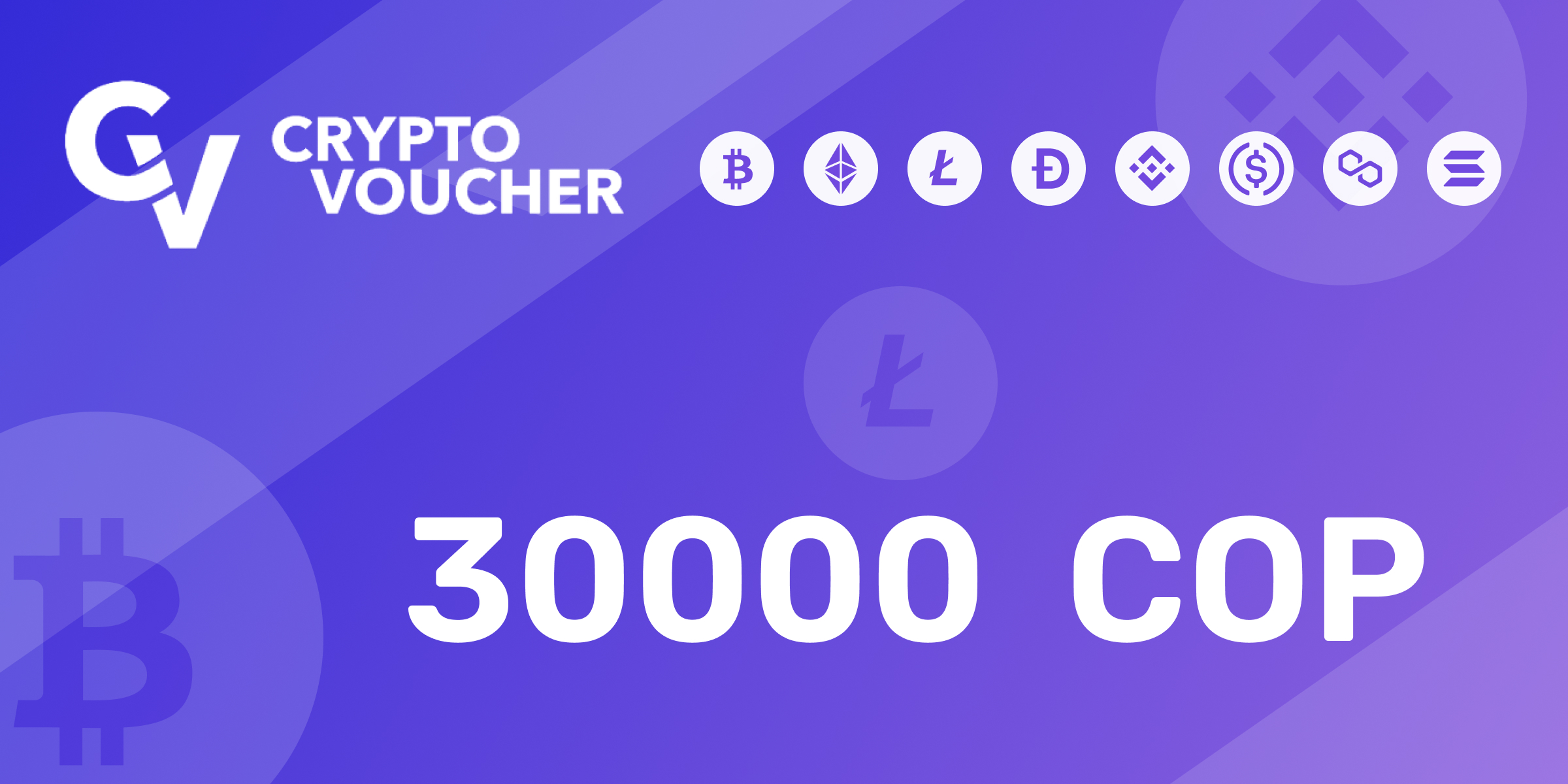 Crypto Voucher Gift Card 30000 COP