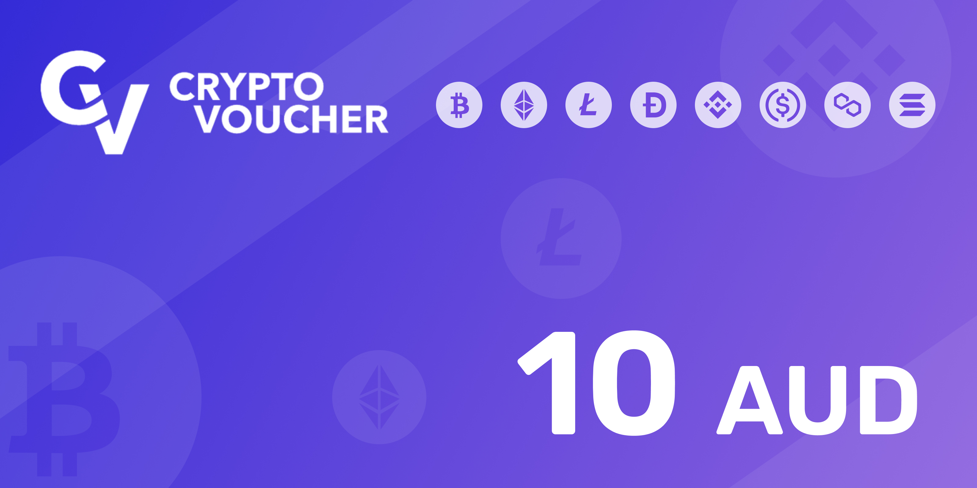 Crypto Voucher Gift Card 10 AUD