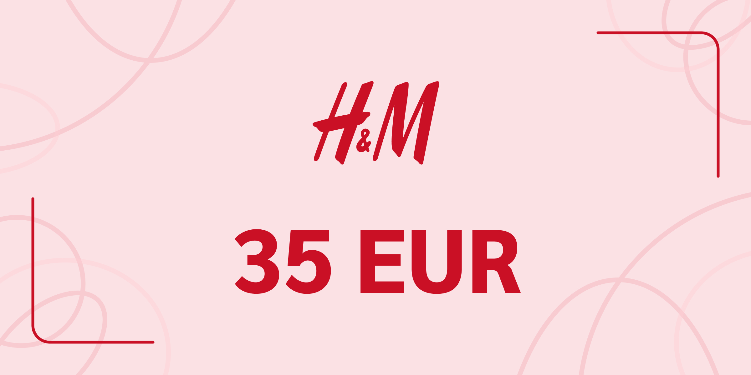 H and M Gift Card 35 EUR