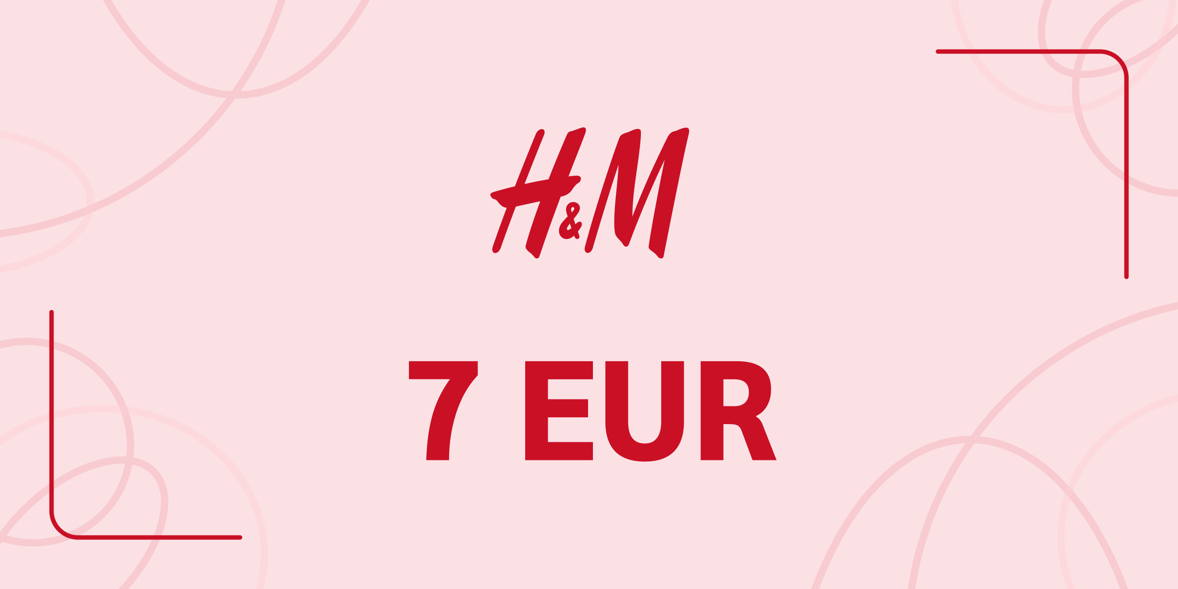 H and M Gift Card 7 EUR