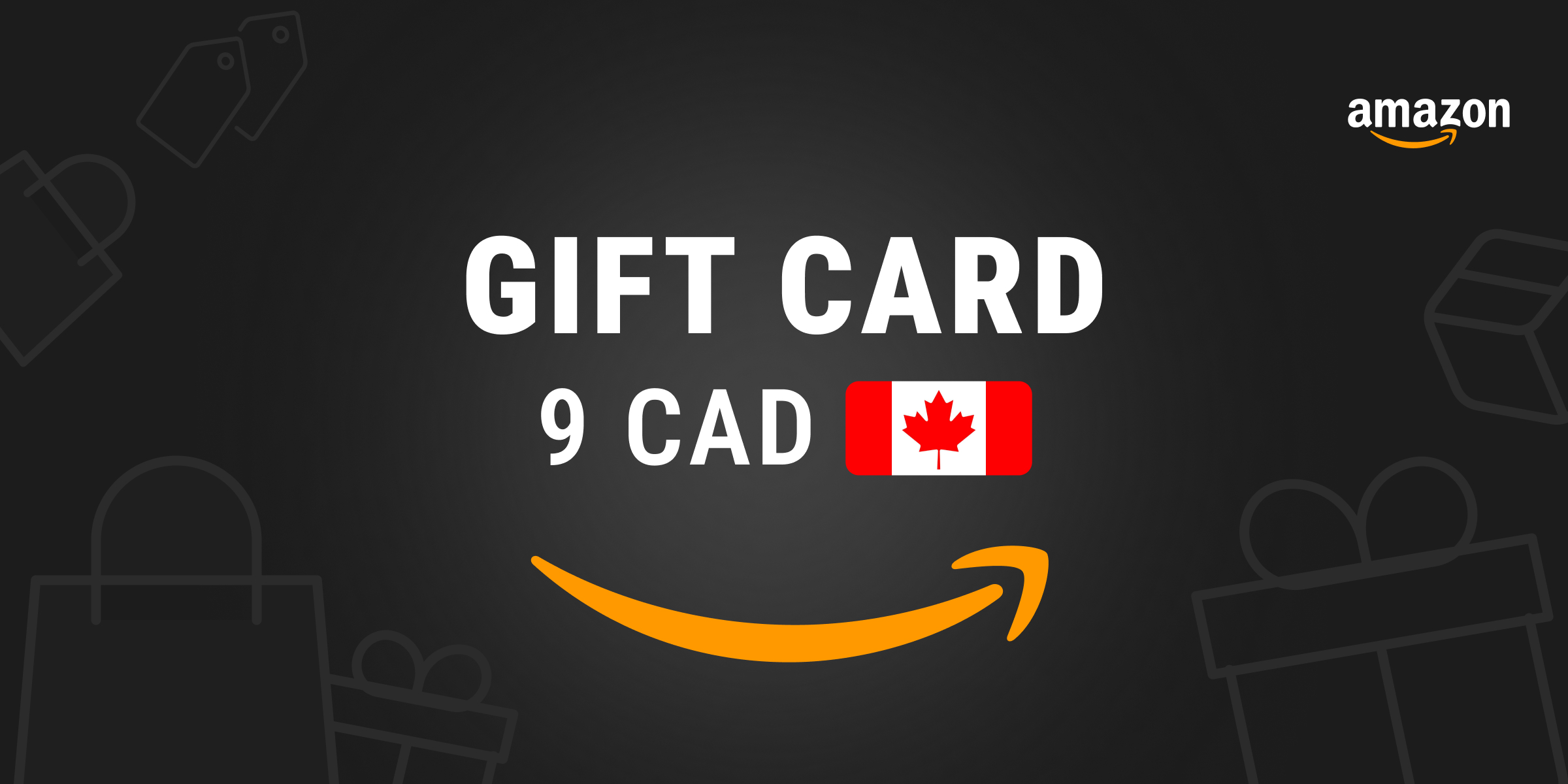 Amazon Gift Card 9 CAD