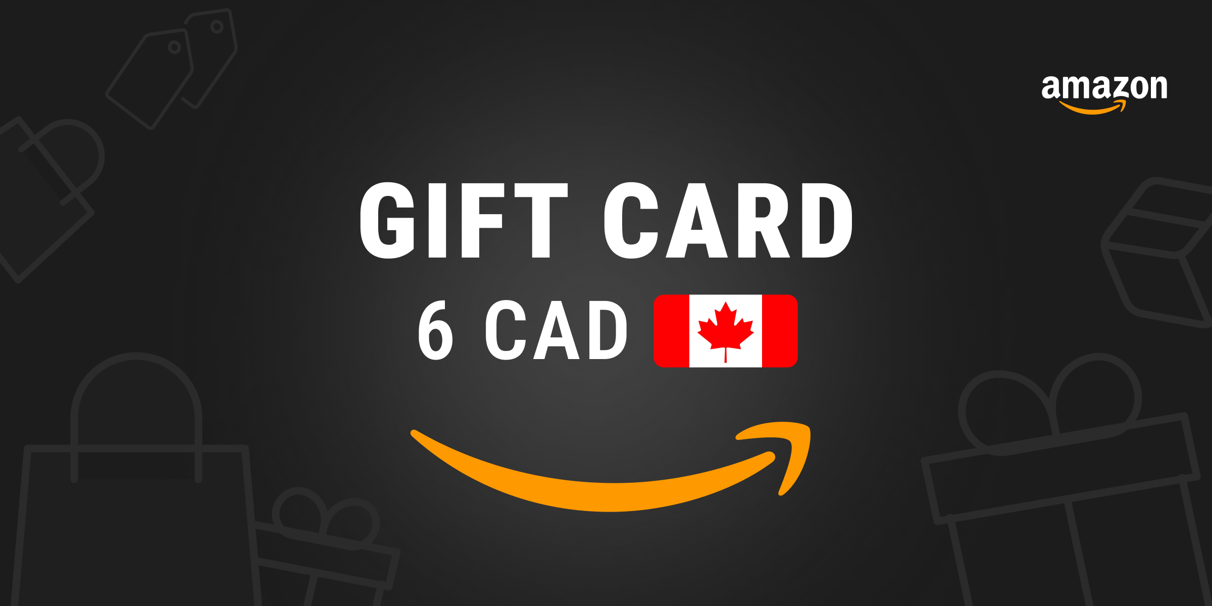 Amazon Gift Card 6 CAD