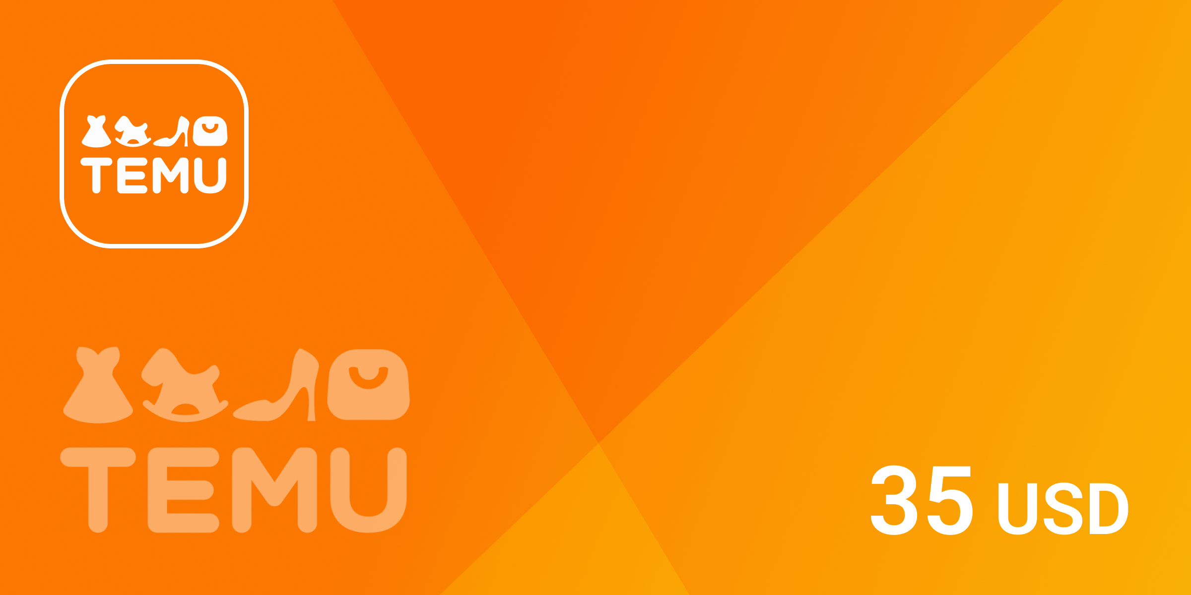 Temu Gift Card 35 USD