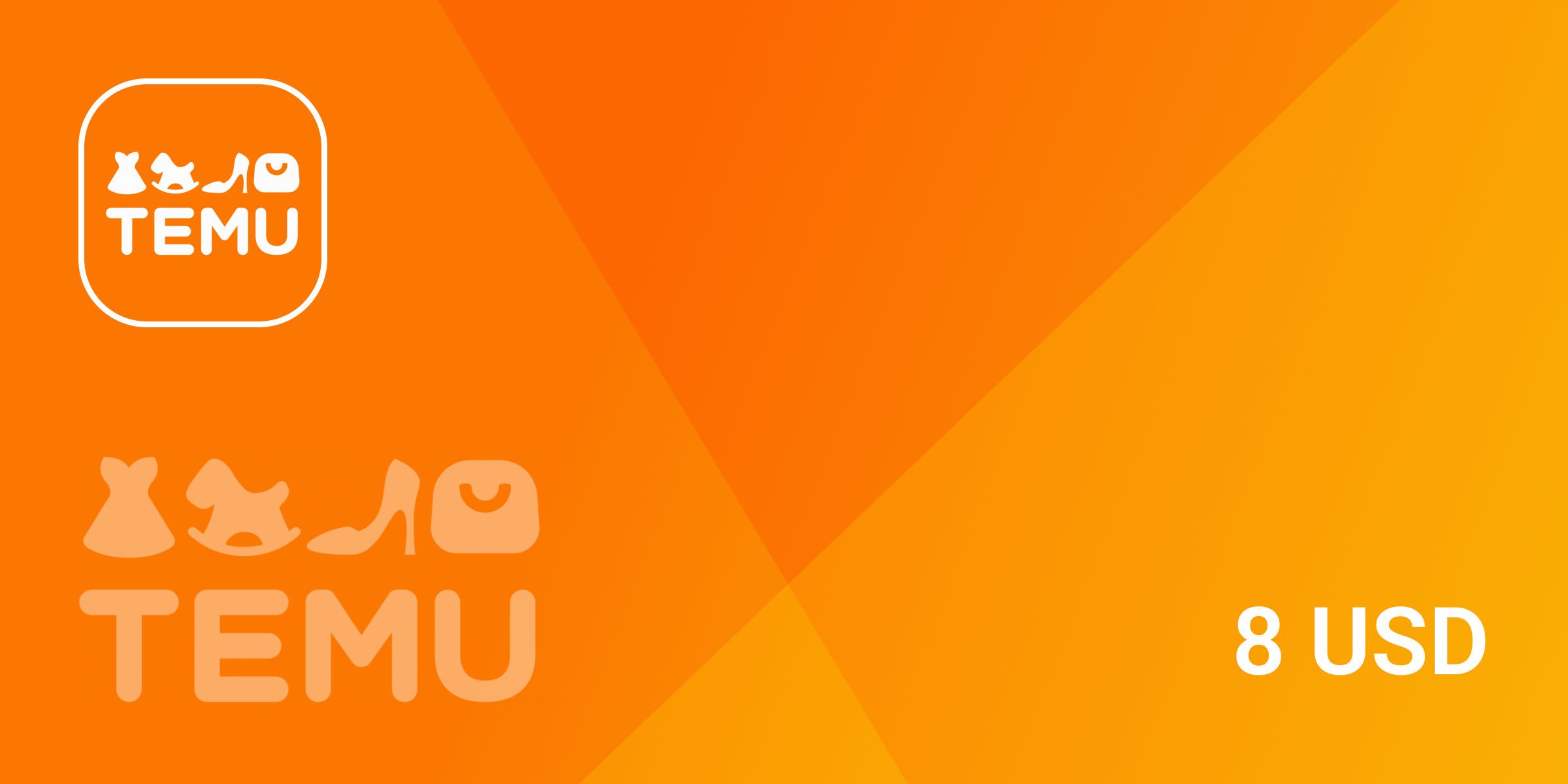 Temu Gift Card 8 USD