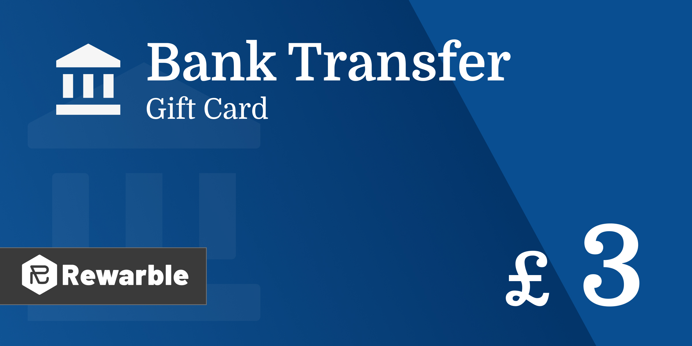 Bank Transfer Gift Card 3 GBP