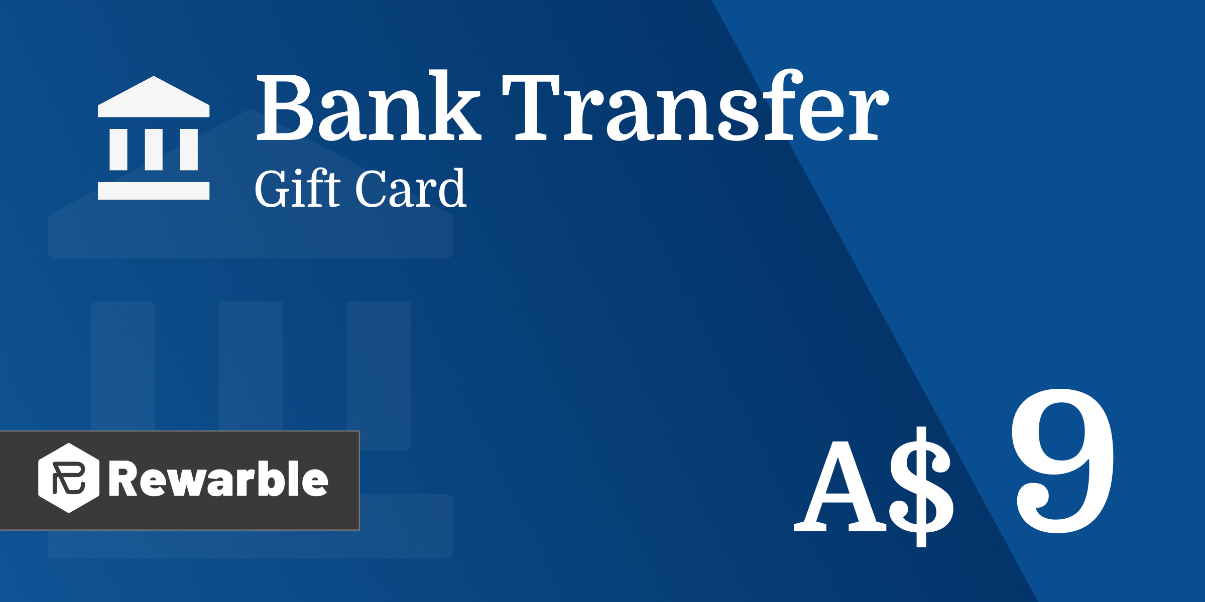 Bank Transfer Gift Card 9 AUD