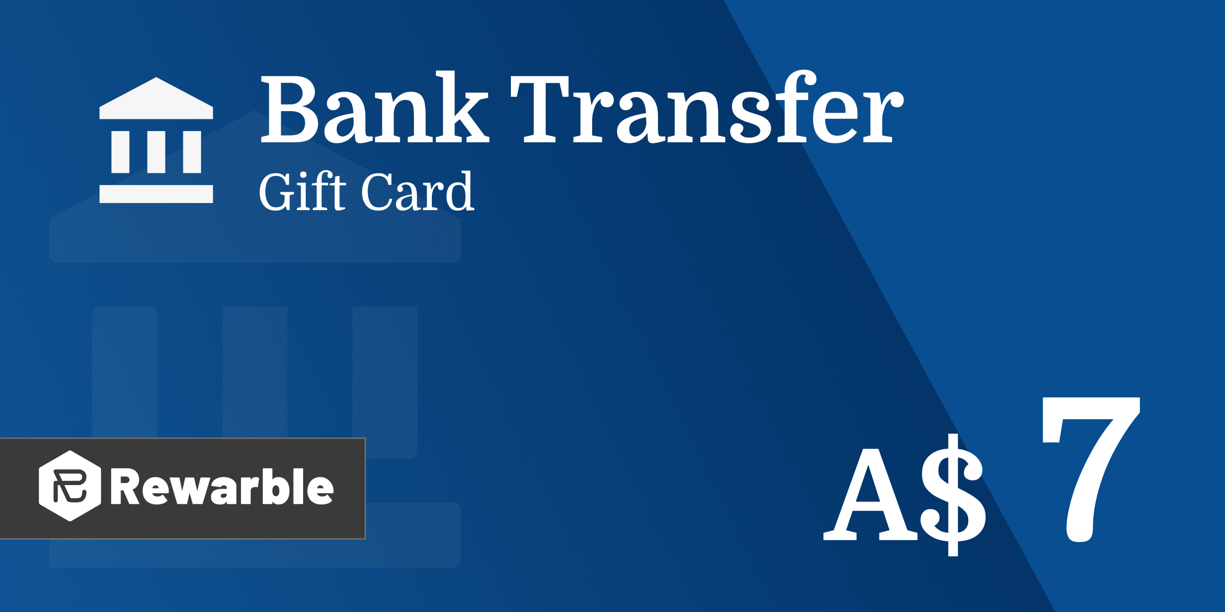 Bank Transfer Gift Card 7 AUD