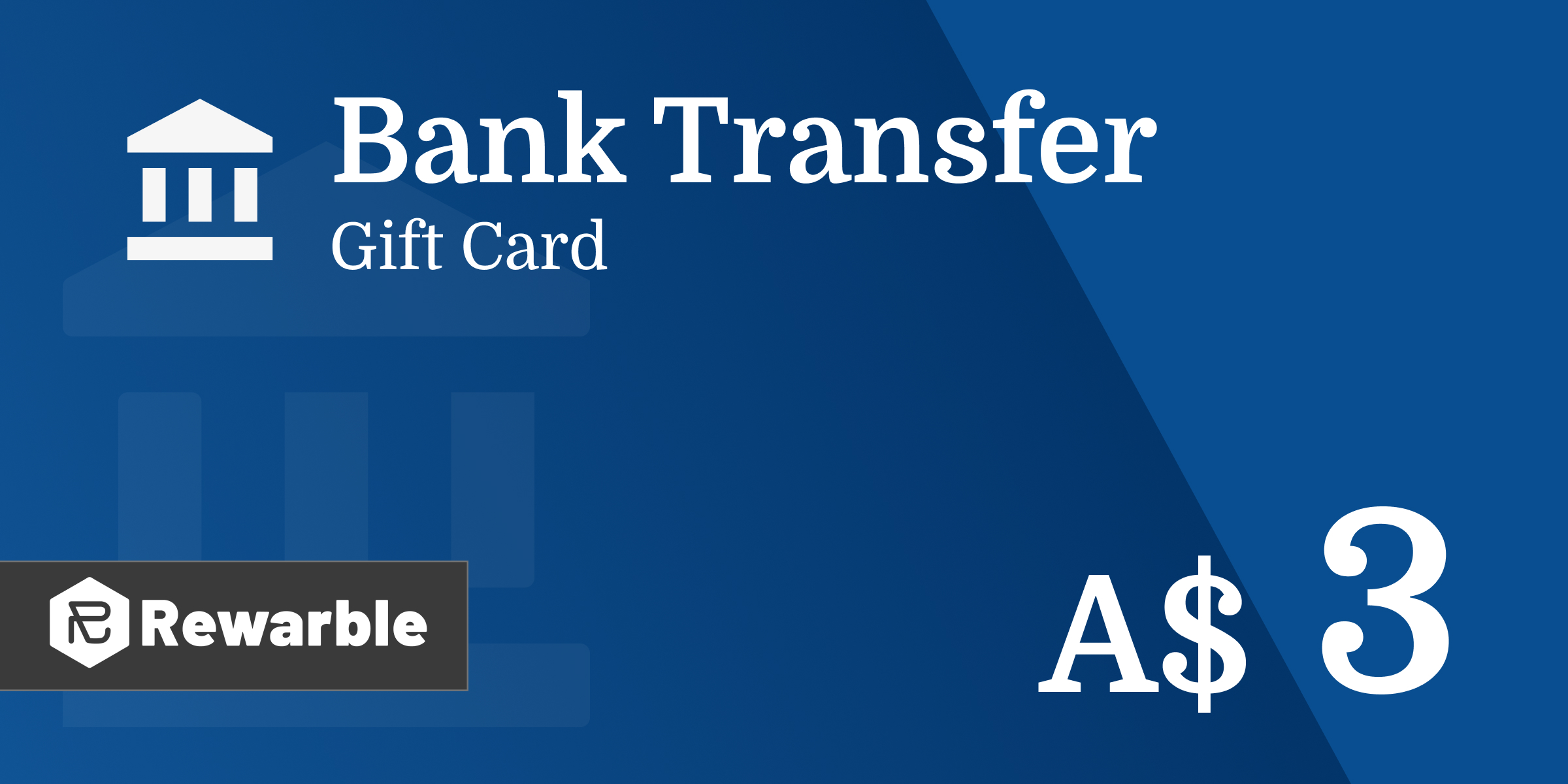 Bank Transfer Gift Card 3 AUD