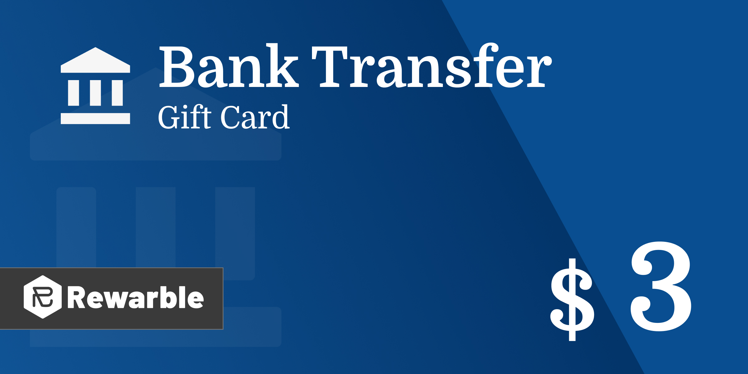 Bank Transfer Gift Card 3 USD