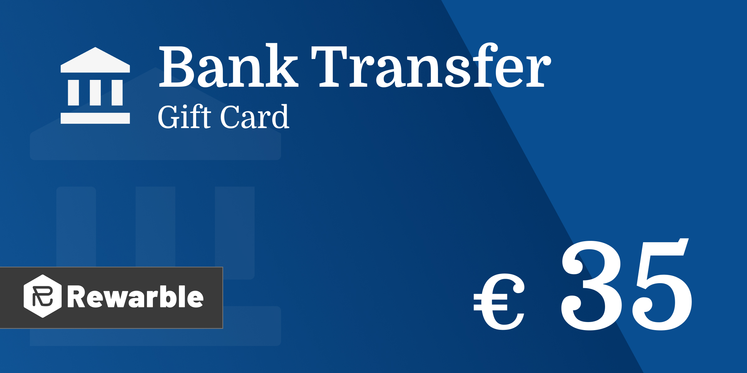 Bank Transfer Gift Card 35 EUR