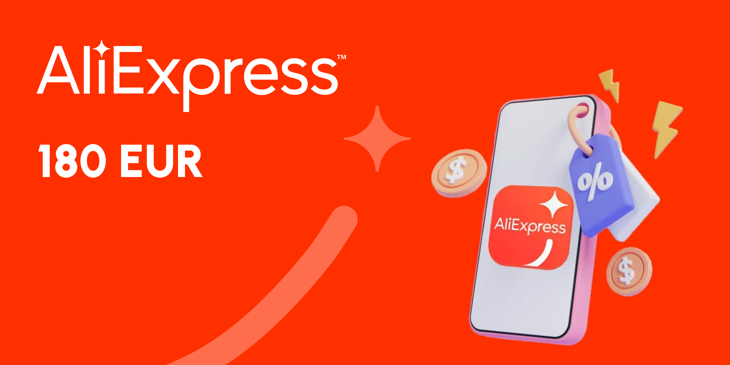 AliExpress Gift Card 180 EUR