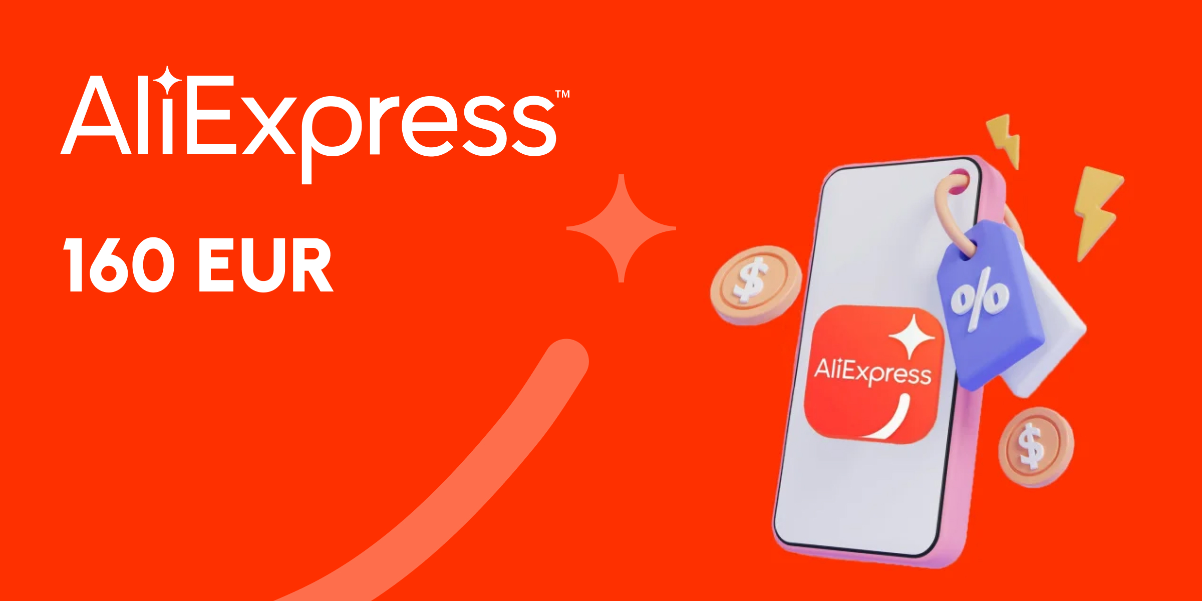 AliExpress Gift Card 160 EUR