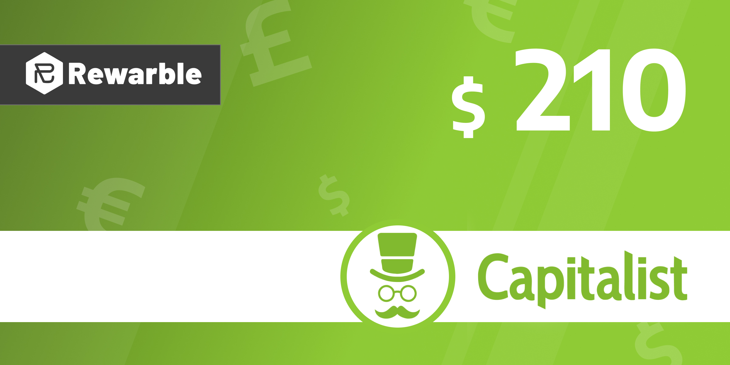 Capitalist Gift Card 210 USD