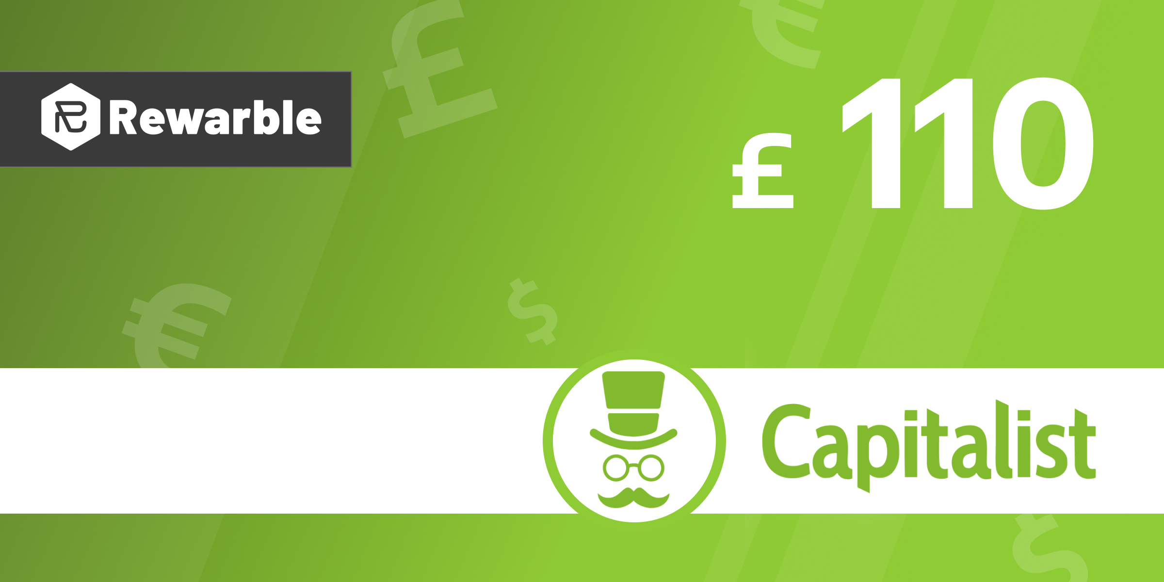 Capitalist Gift Card 110 GBP