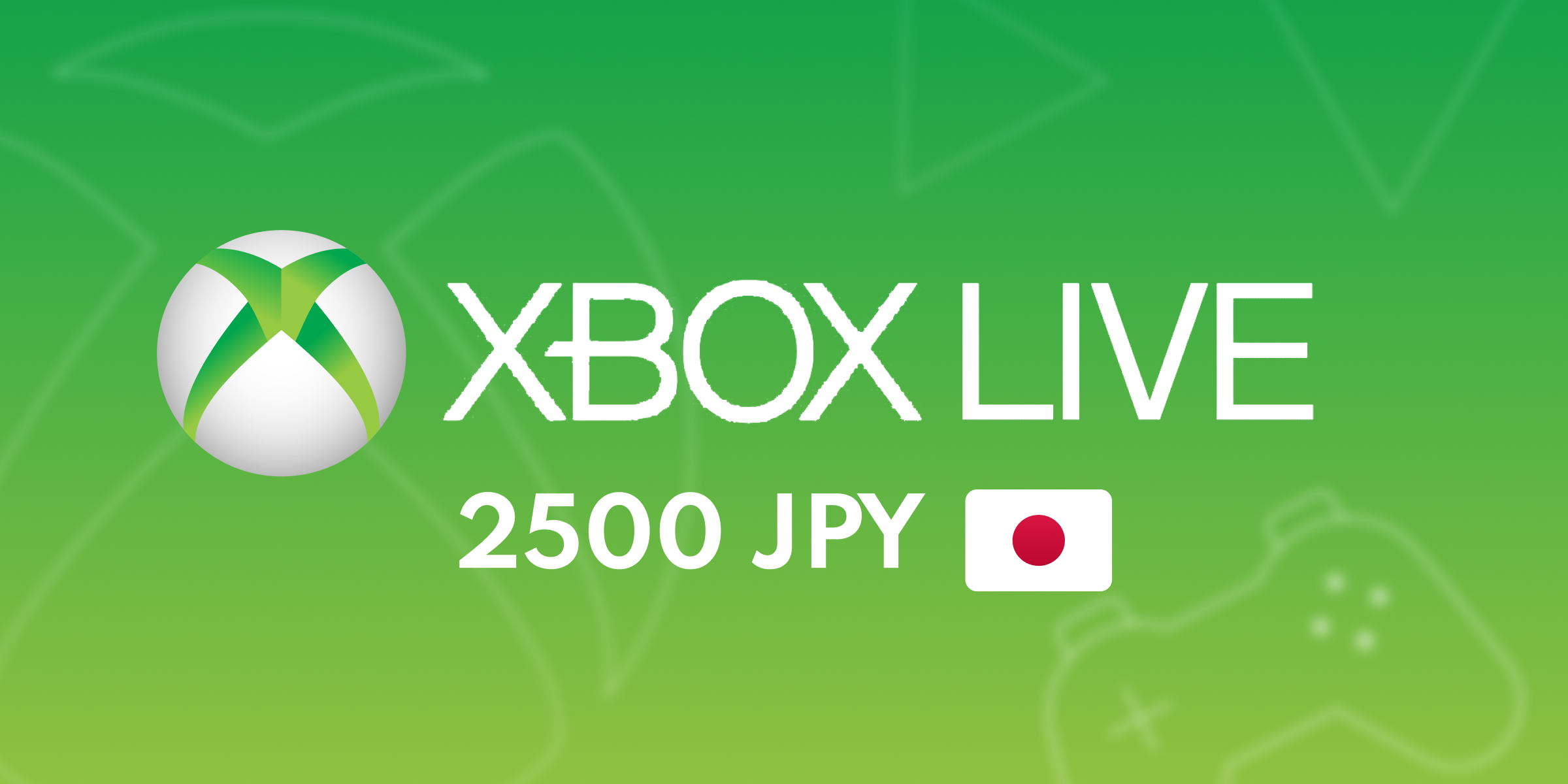 XBOX Live Gift Card 2500 JPY