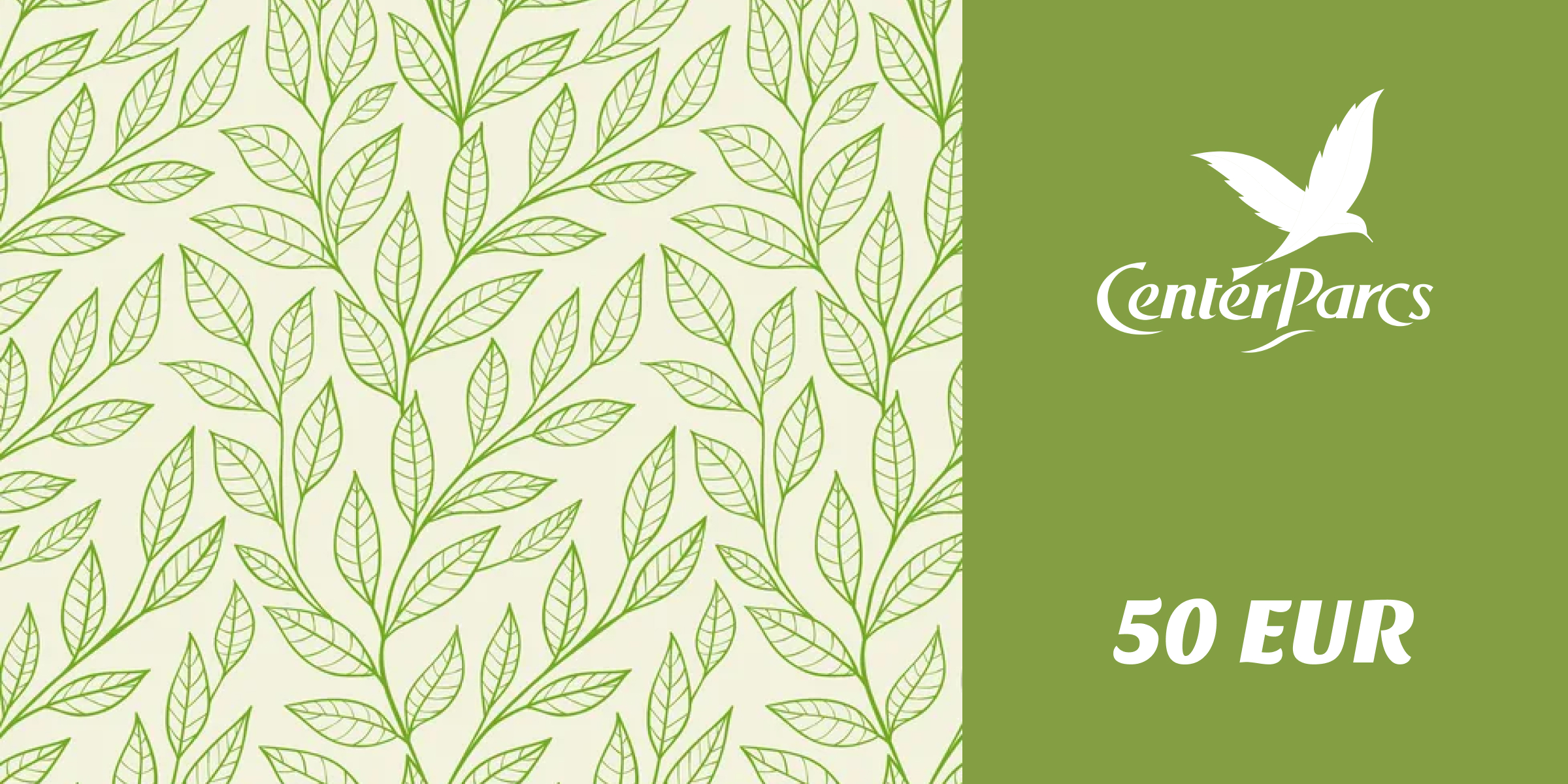 Center Parcs Gift Card 50 EUR