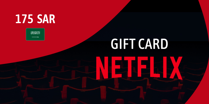 Netflix Gift Card 175 SAR