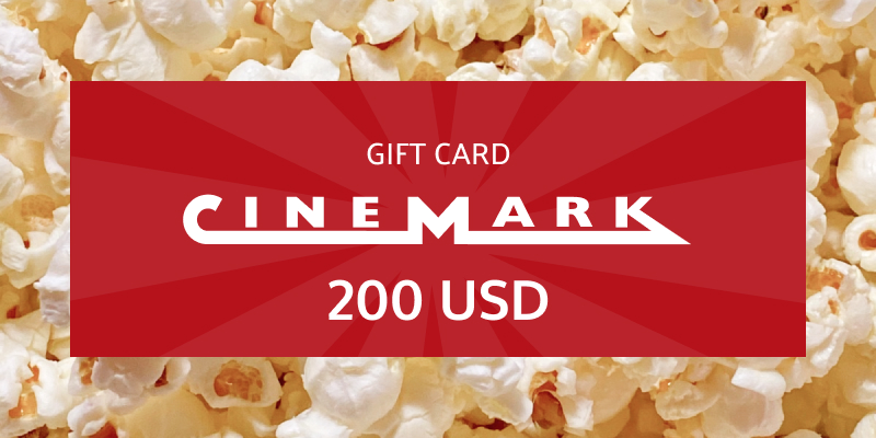 Cinemark Gift Card 200 USD