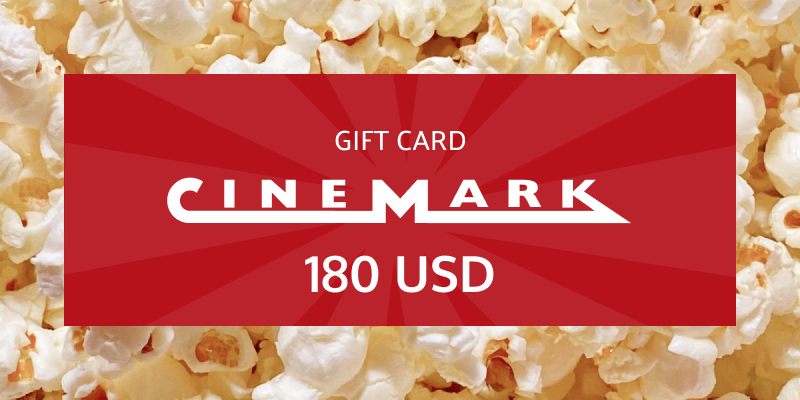 Cinemark Gift Card 180 USD