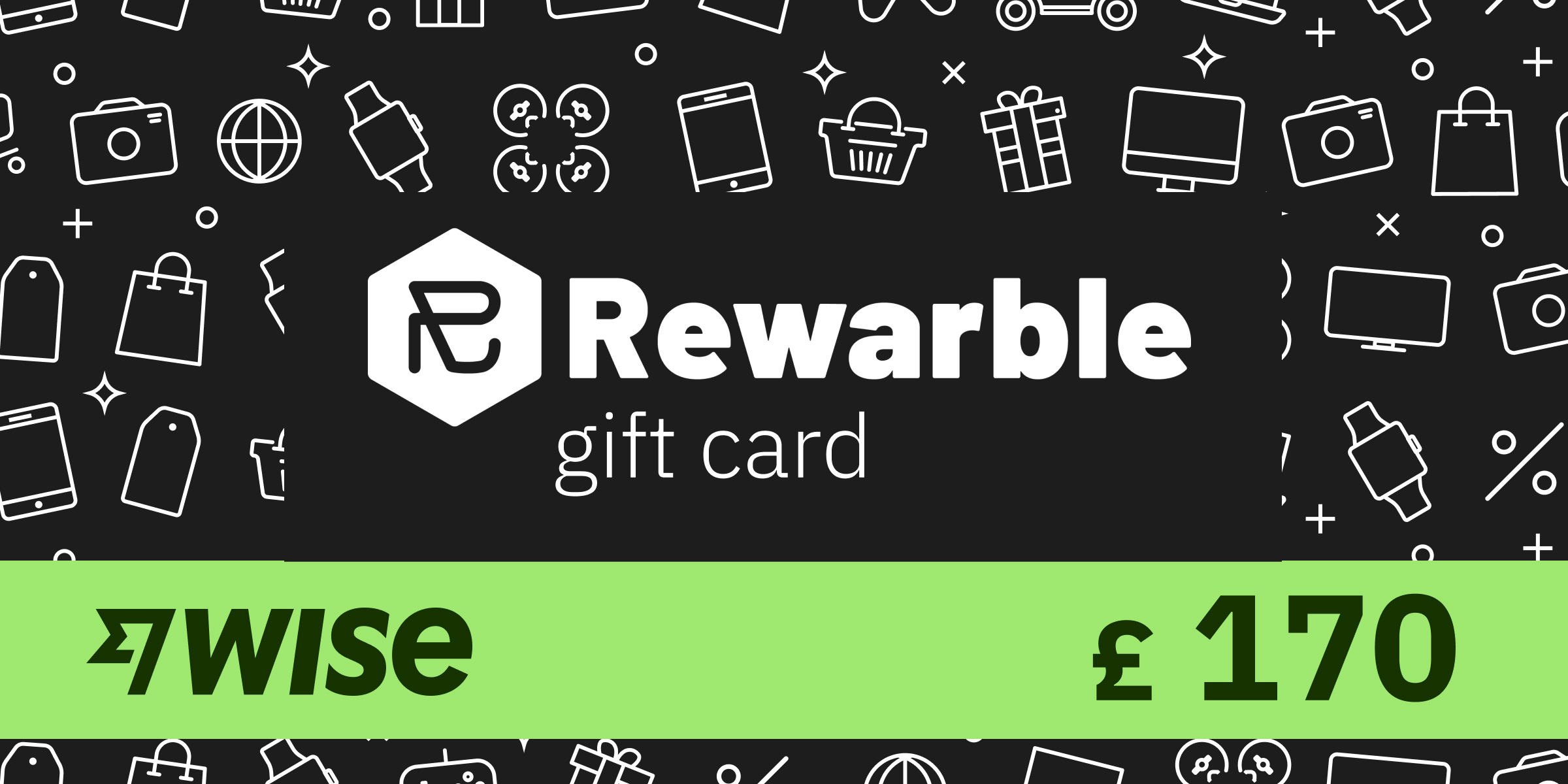 REWARBLE Wise Gift Card 170 GBP