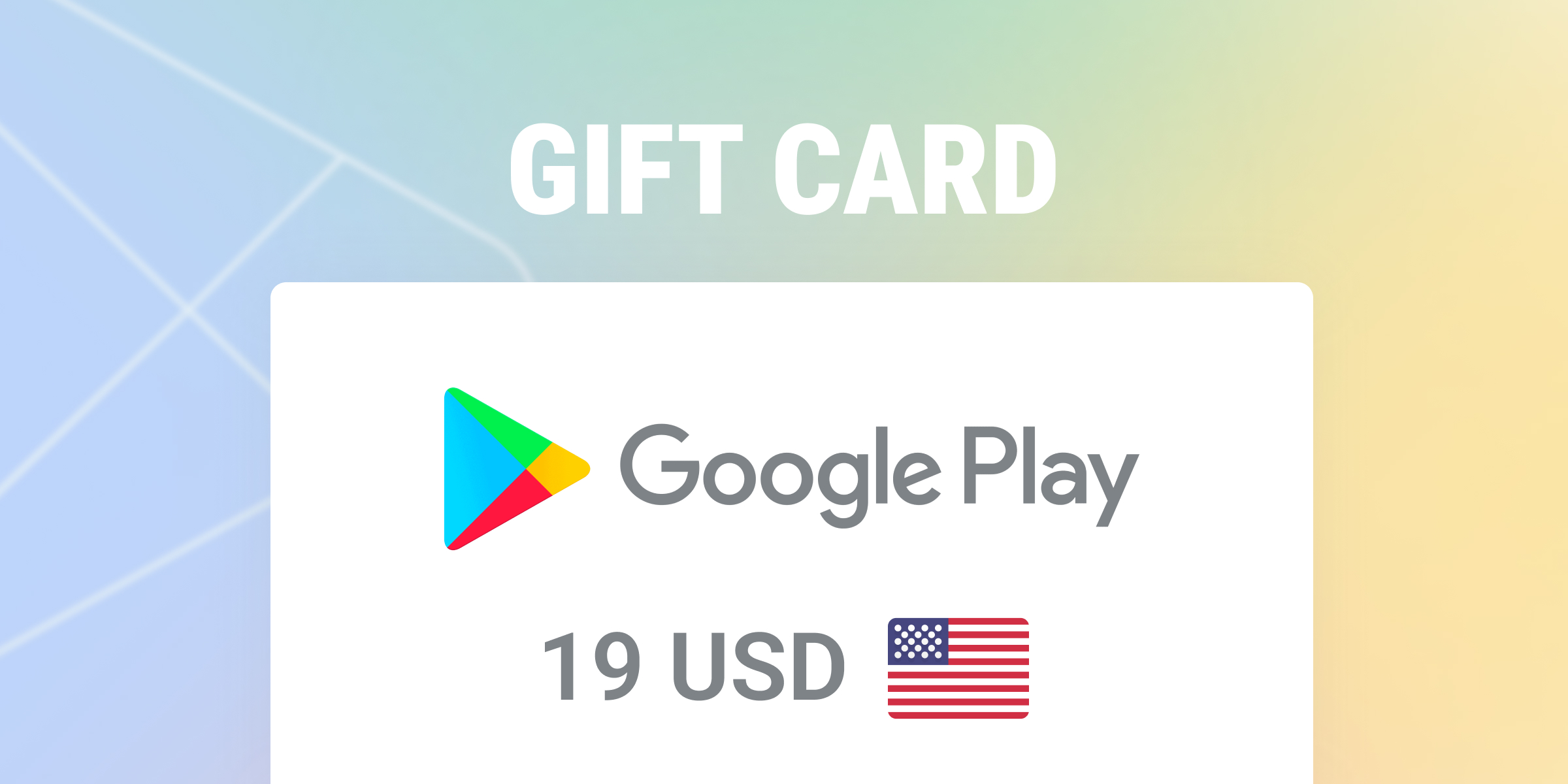 Buy Google Play $19 Gift Card (United States) Best Price | SmartCDKeys