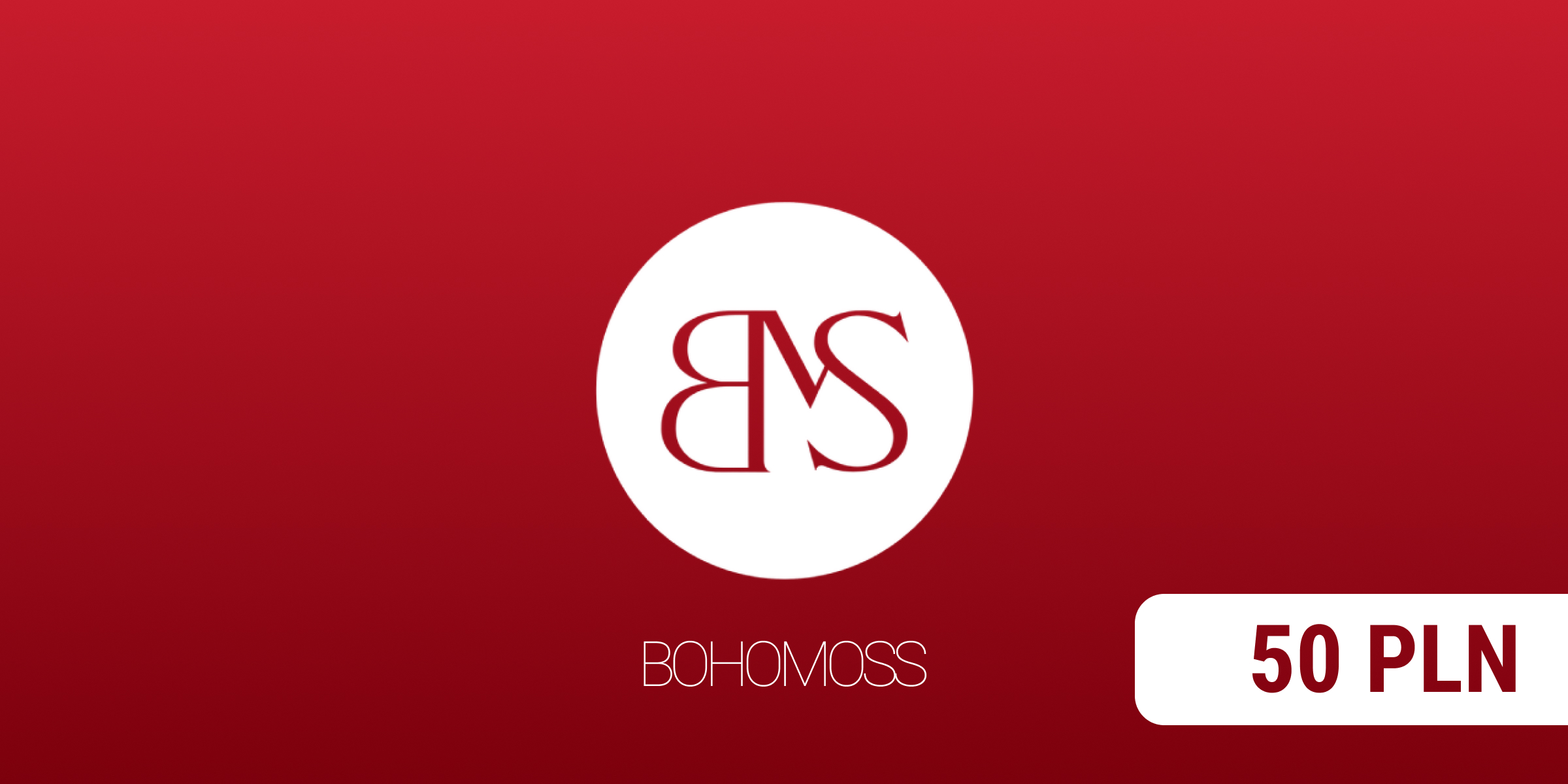 Bohomoss Gift Card 50 PLN