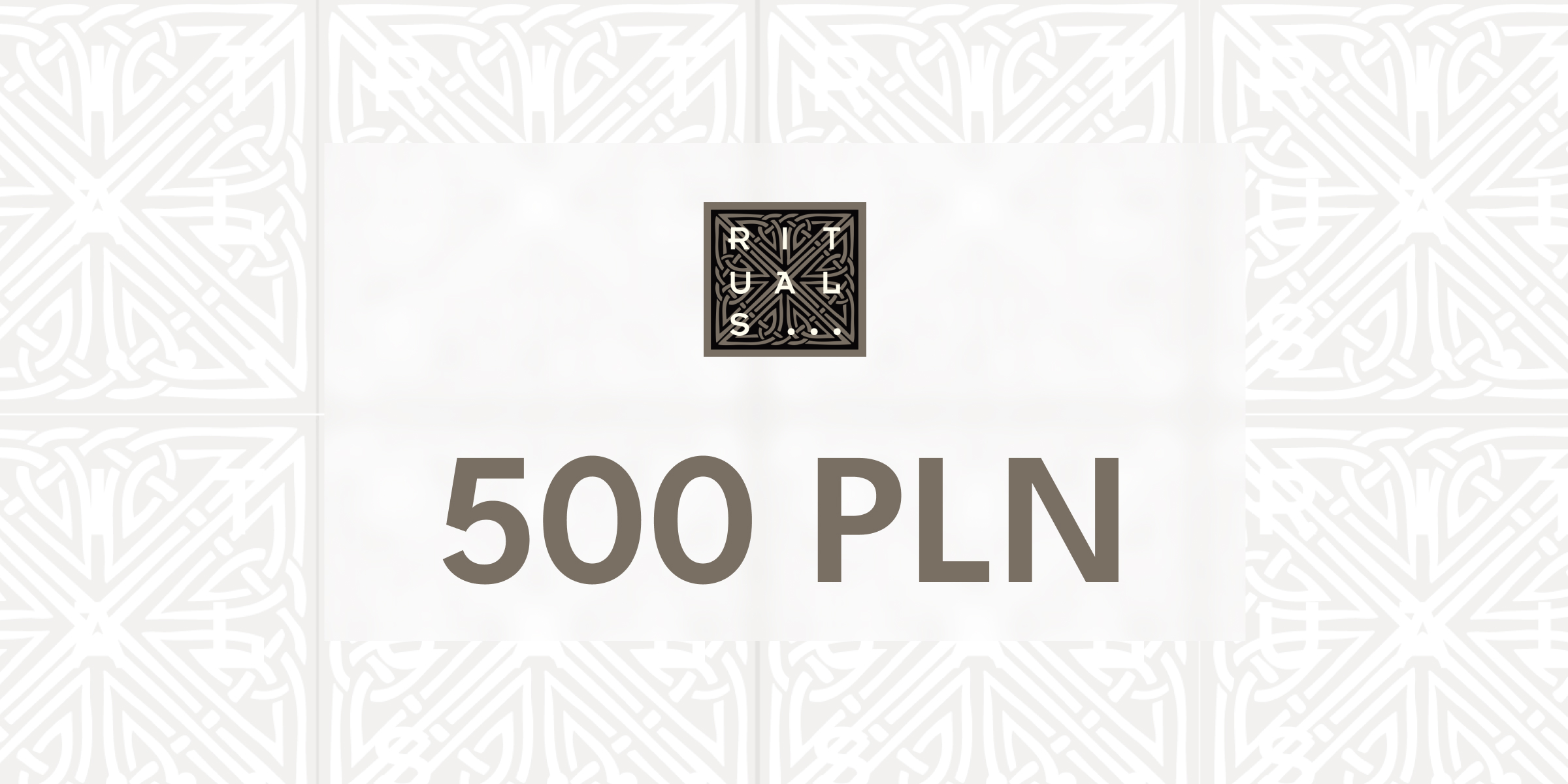 Rituals Gift Card 500 PLN