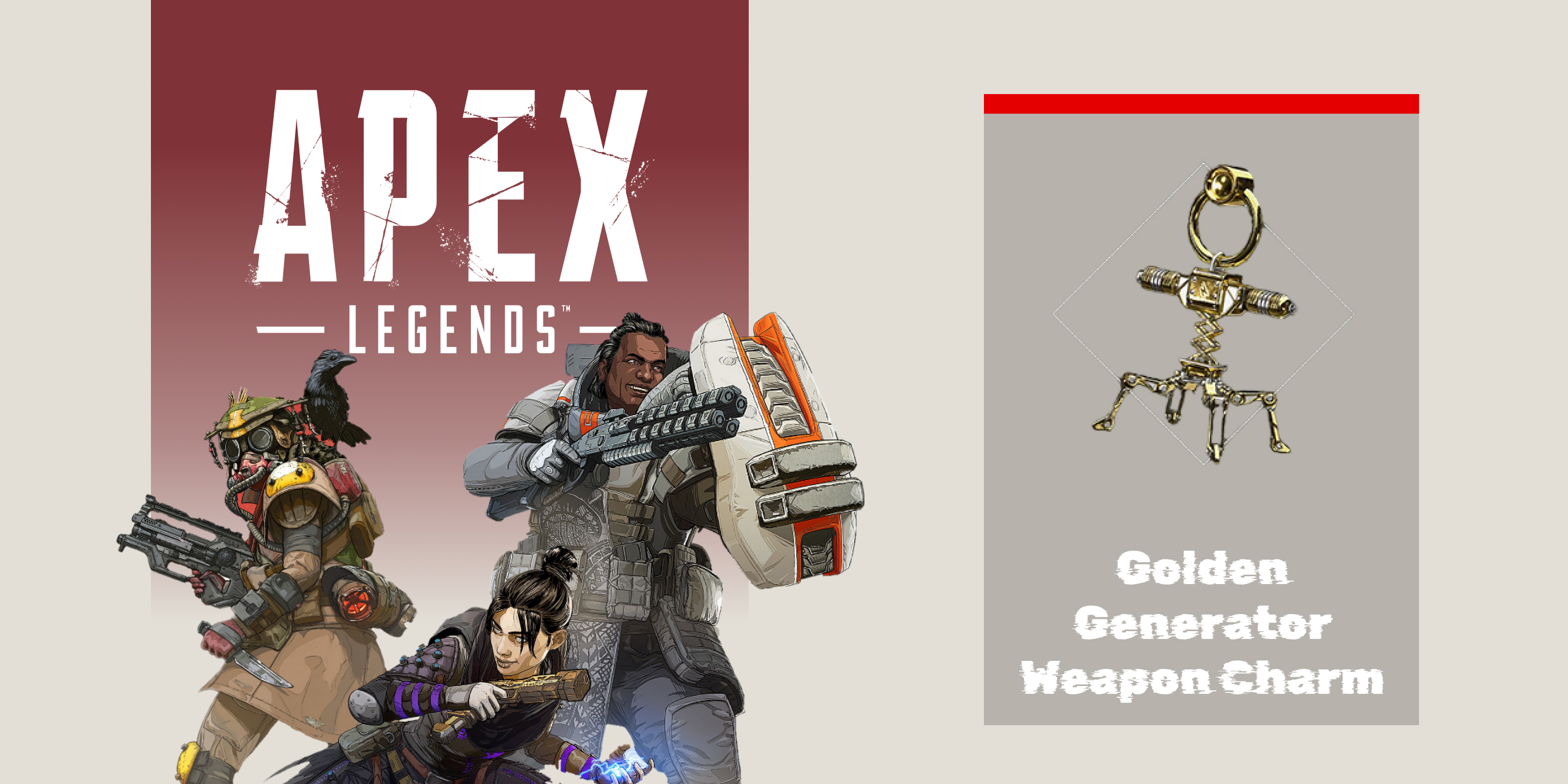 Apex Legends Golden Generator Weapon Charm (Xbox One)