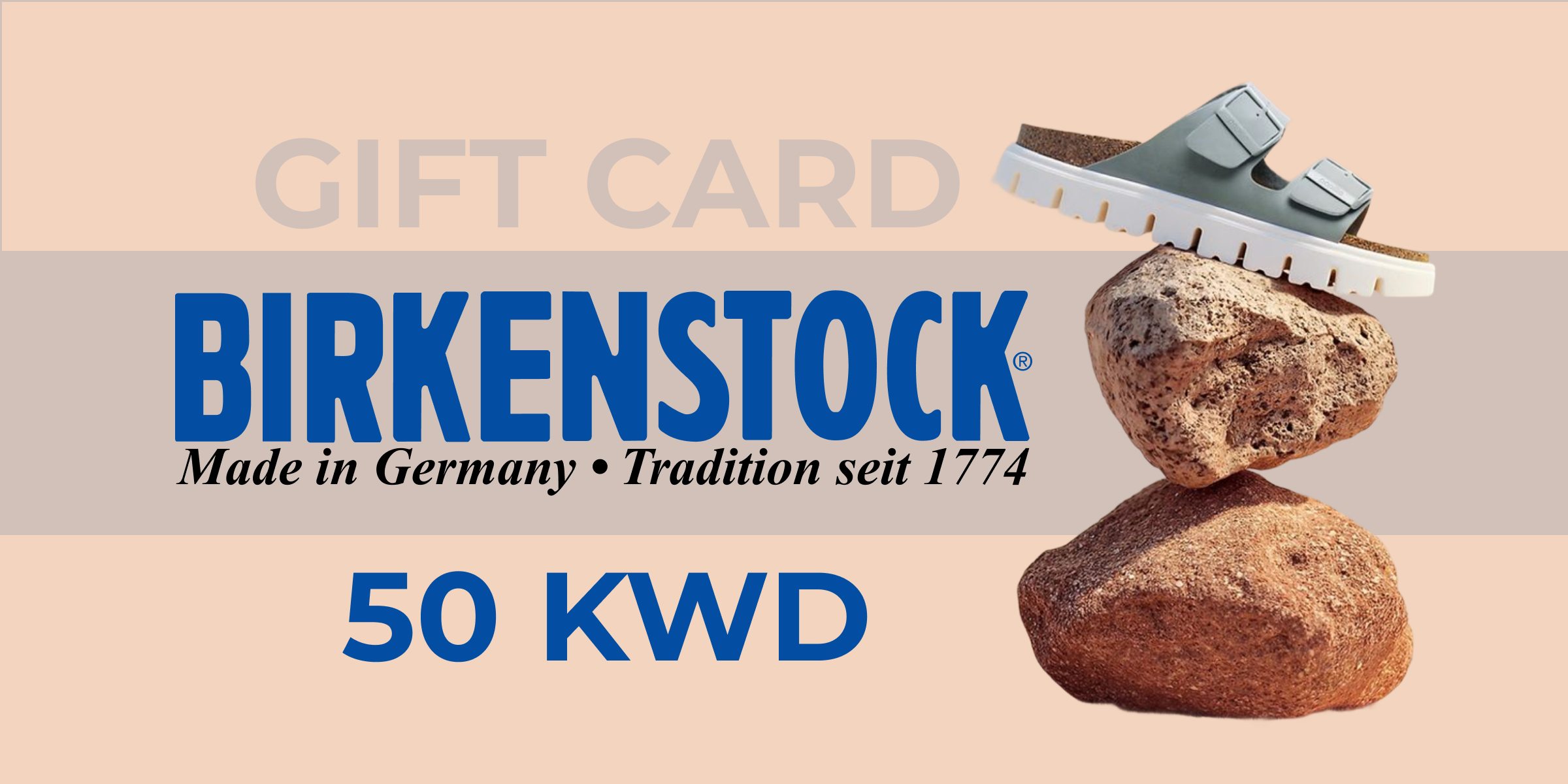 Birkenstock Gift Cards 50 KWD