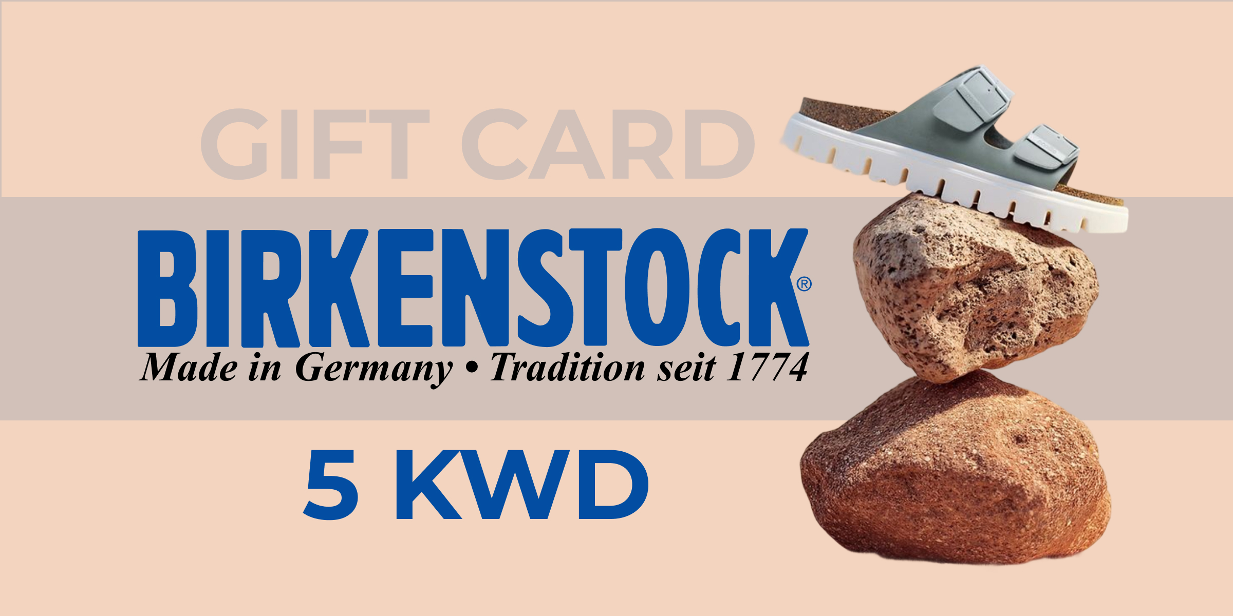 Купити Birkenstock KWD 5 Gift Card (Kuwait) Найкраща ціна | SmartCDKeys