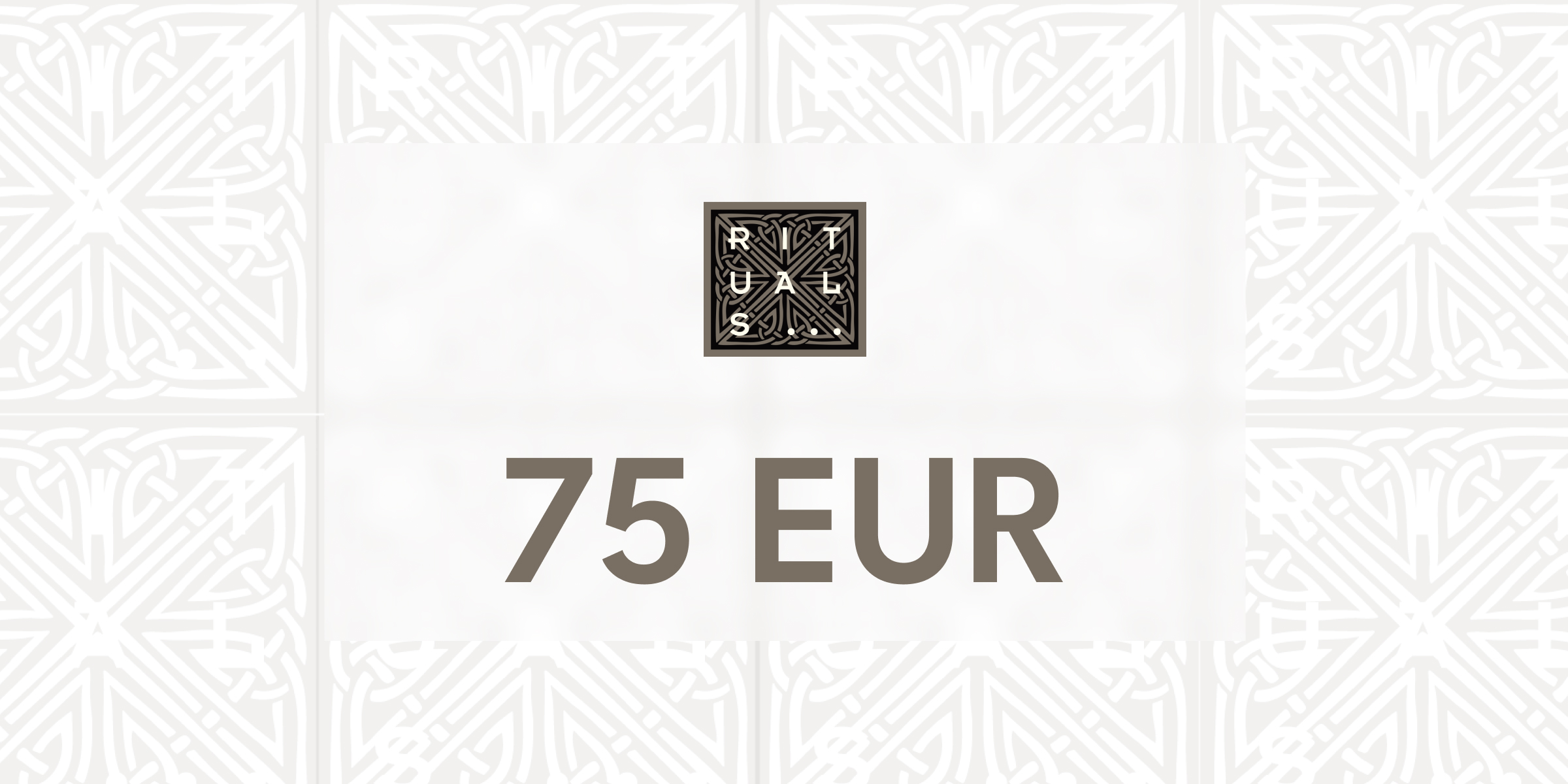 Rituals Gift Card 75 EUR