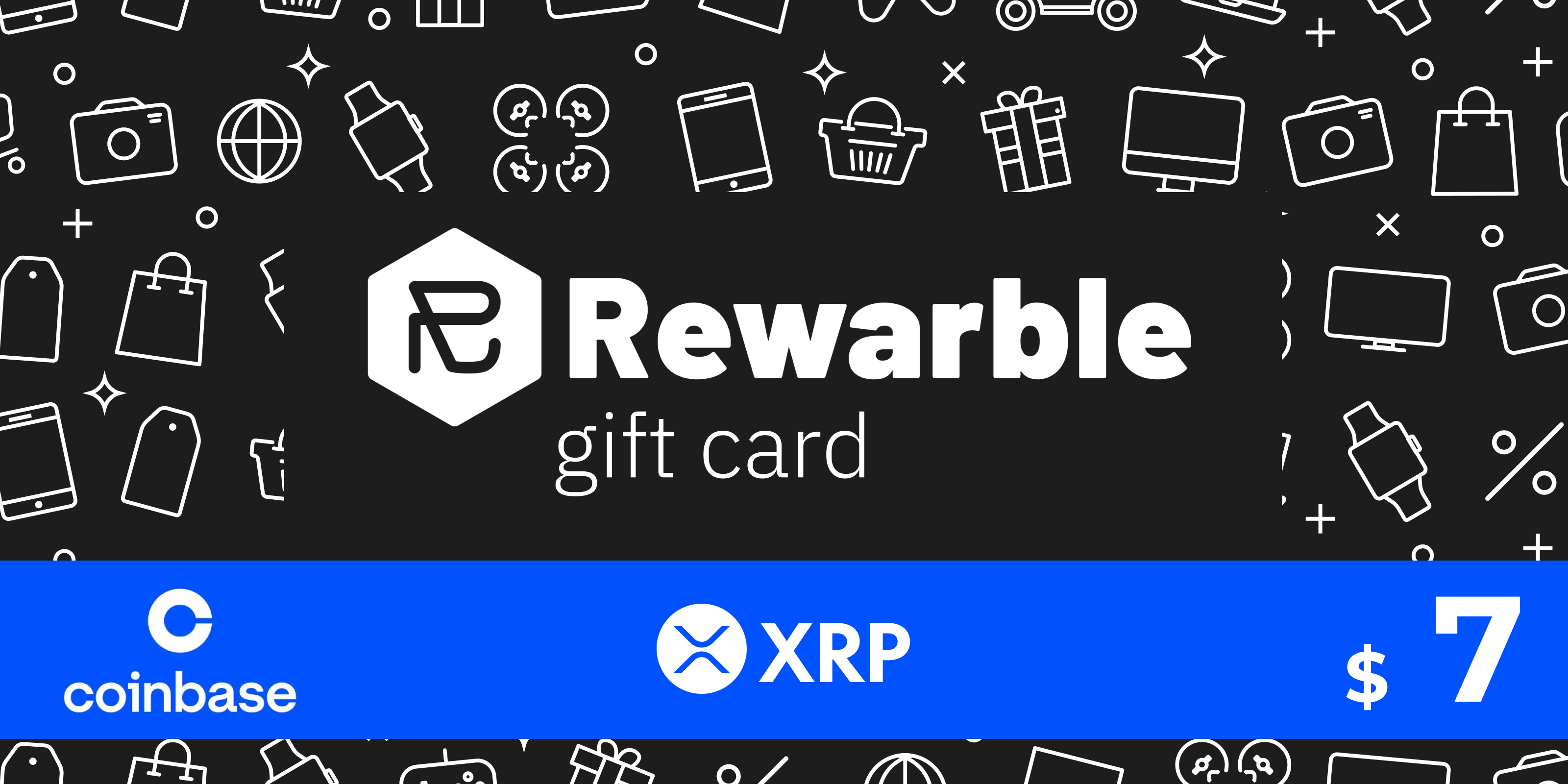 Rewarble Coinbase Gift Card XRP 7 USD