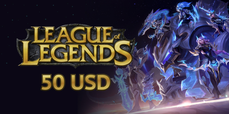 League of Legends Gift Card Riot 50 USD