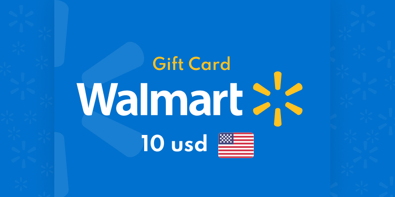 Walmart Gift Card 10 USD