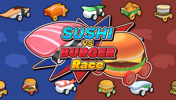 SUSHI vs BURGER Race (Steam Account)