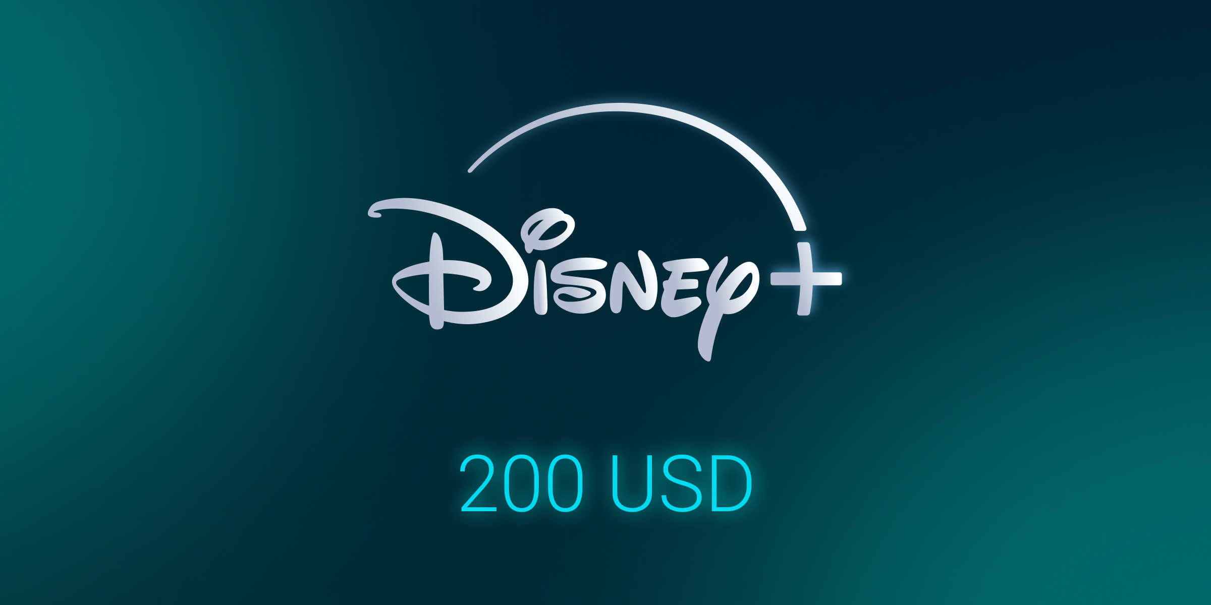 Disney Plus Gift Card 200 USD