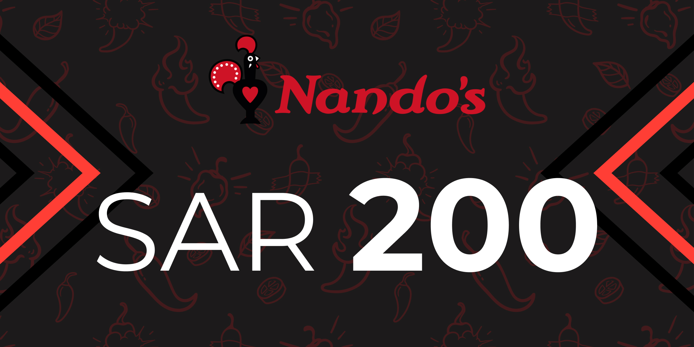 Nandos Gift Card 200 SAR