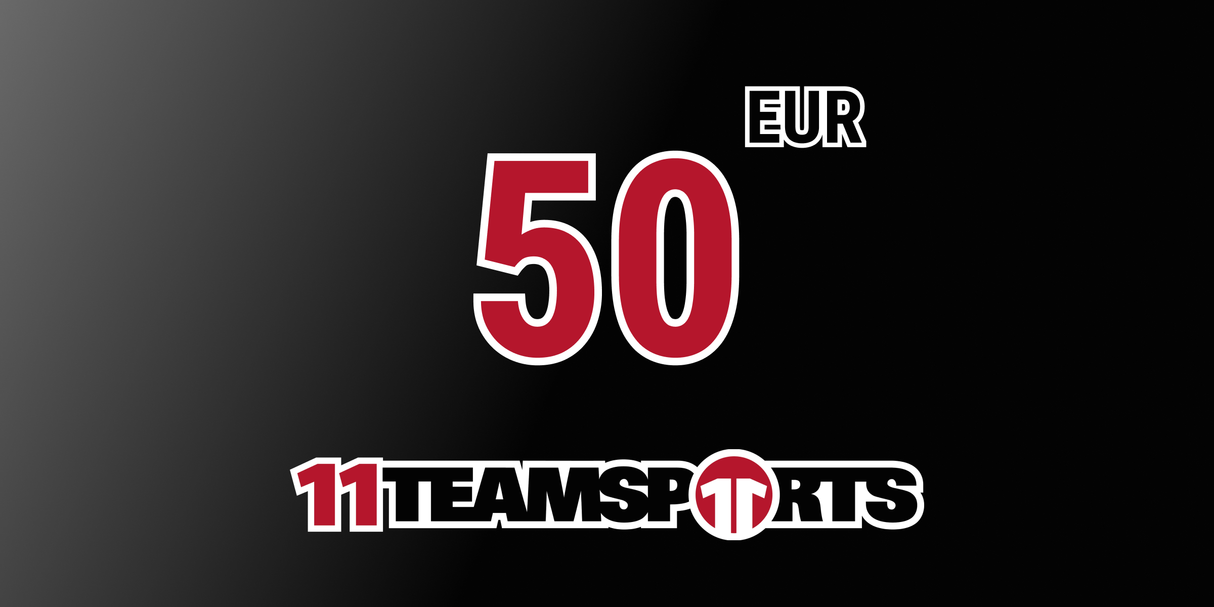 11Teamsports Gift Card 50 EUR