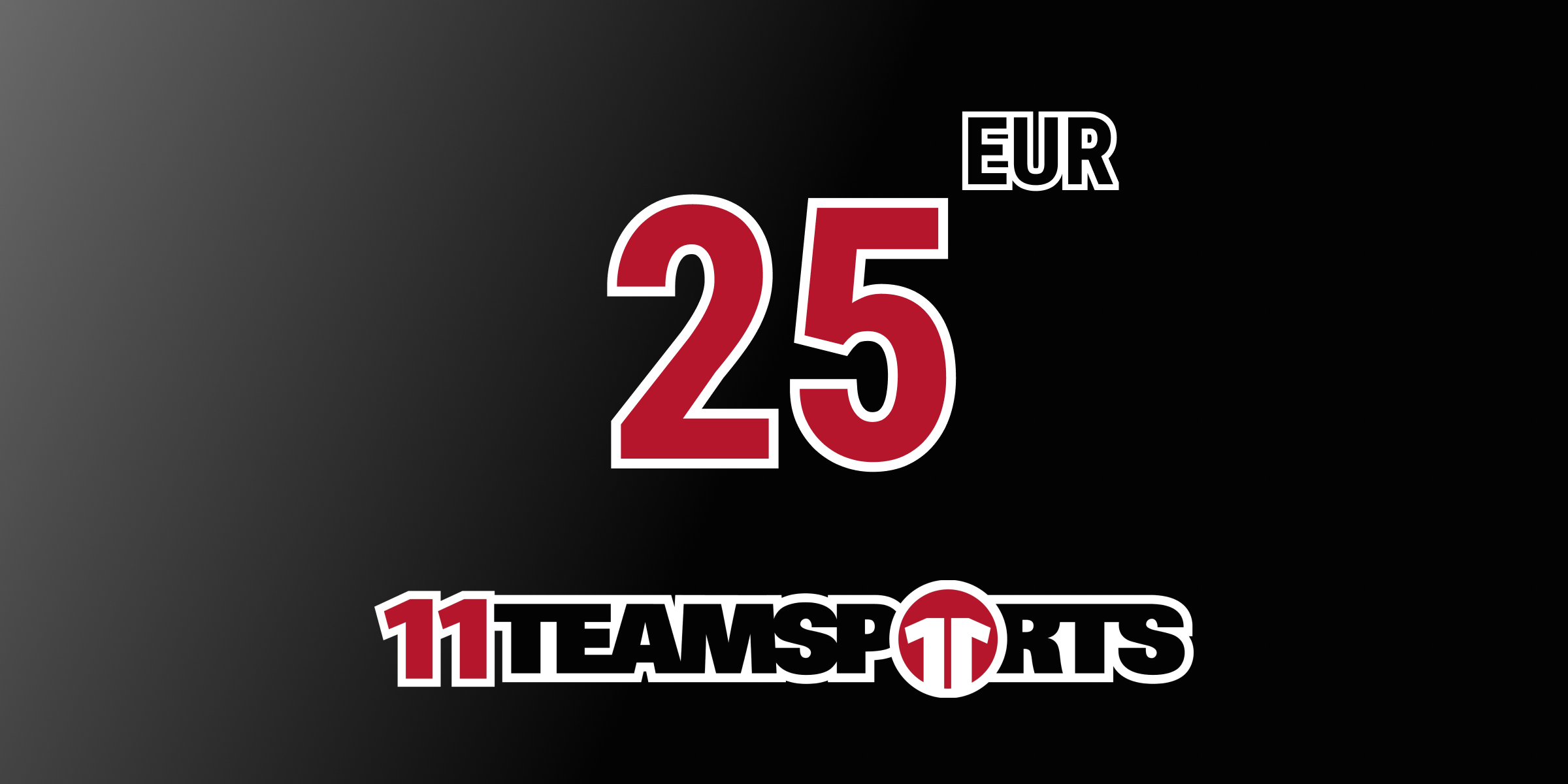 11Teamsports Gift Card 25 EUR