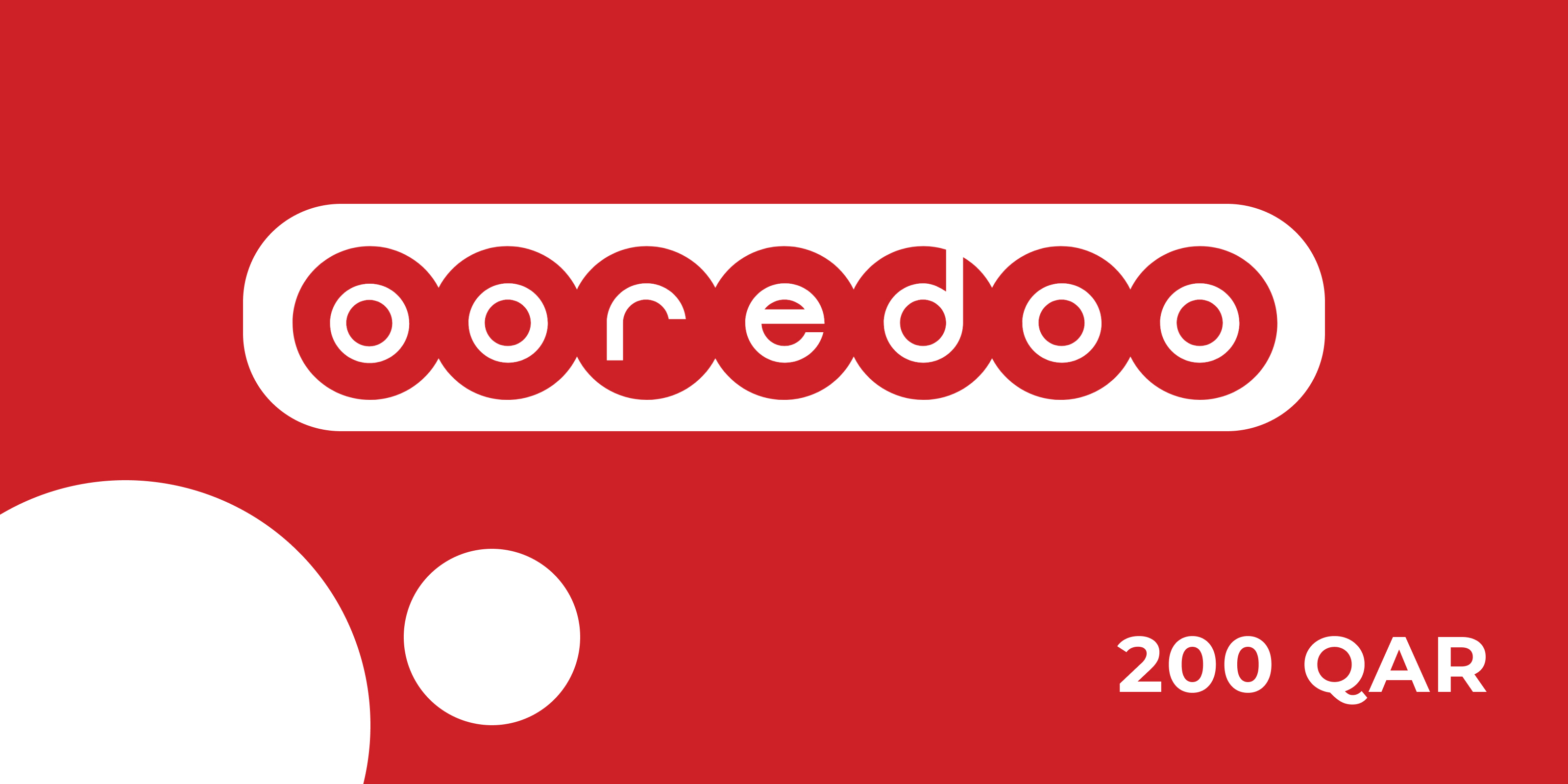 Ooredoo Gift Card 200 QAR