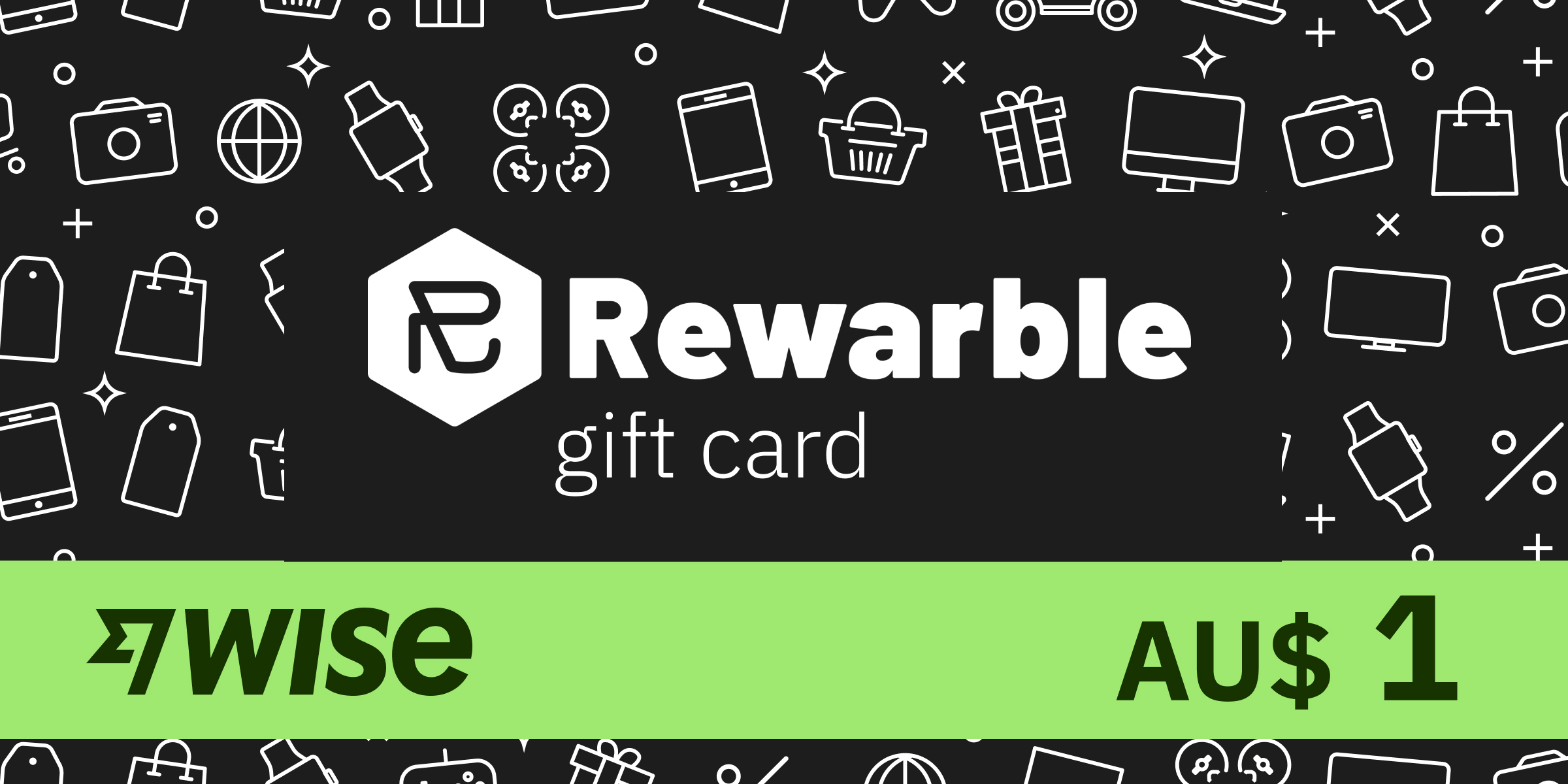 REWARBLE Wise Gift Card 1 AUD