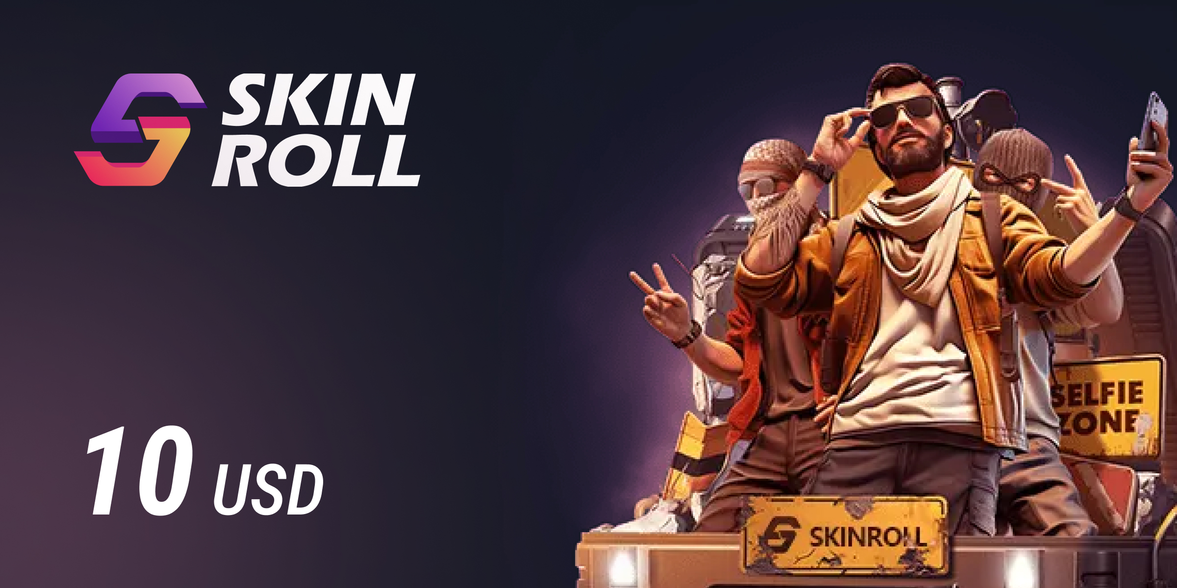 Skinroll 10 USD Gift Card