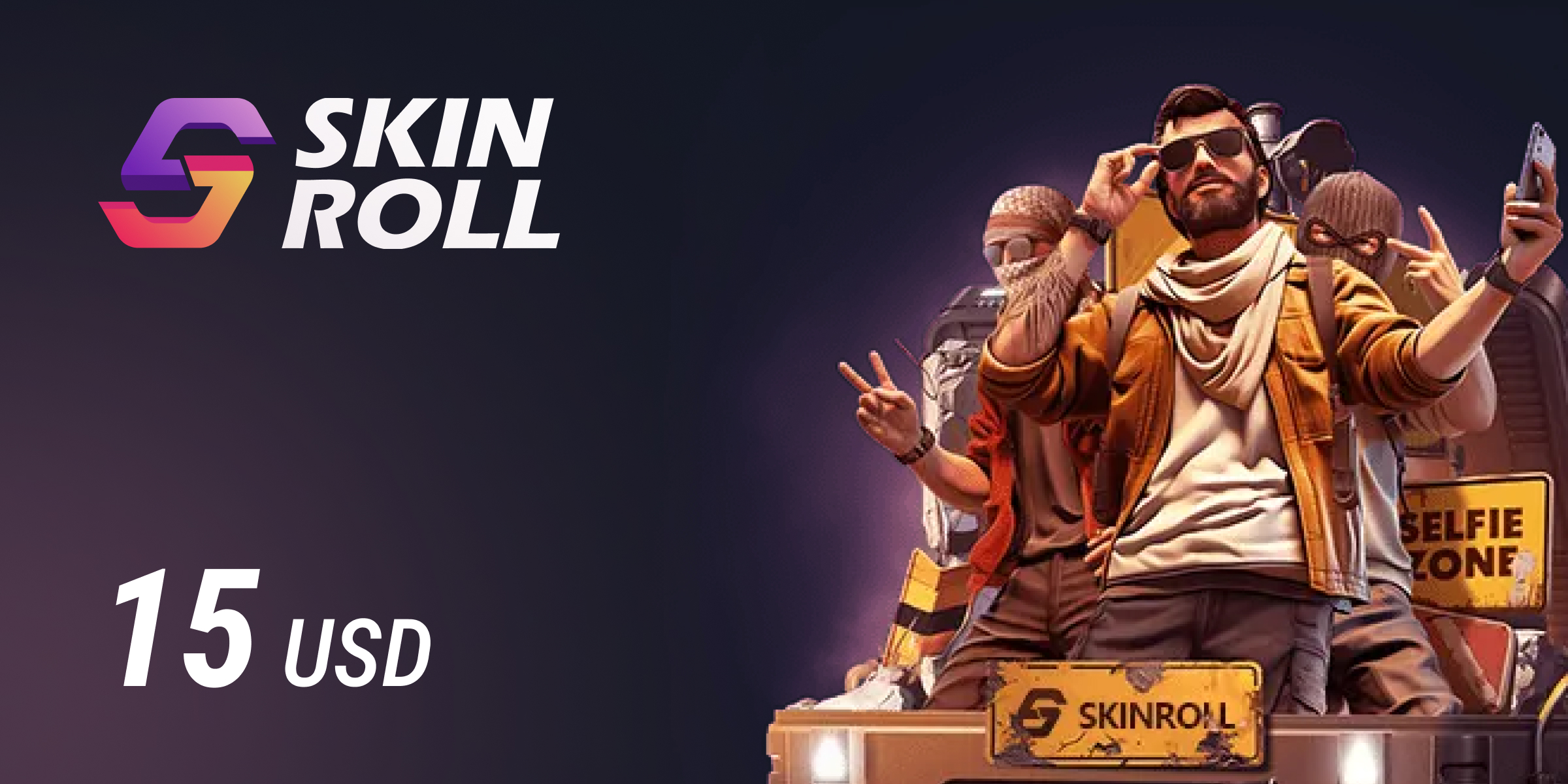 Skinroll 15 USD Gift Card