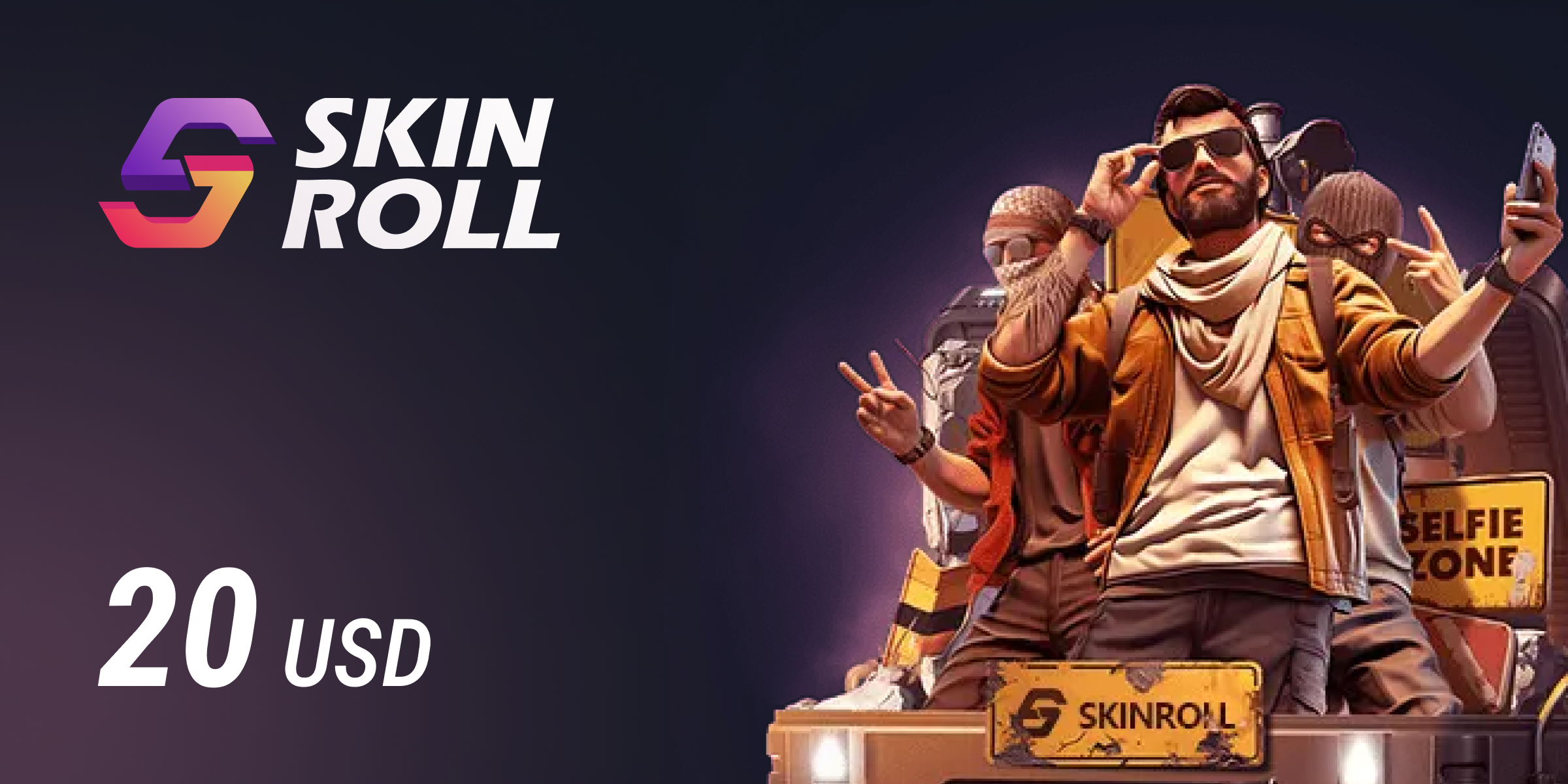 Skinroll 20 USD Gift Card