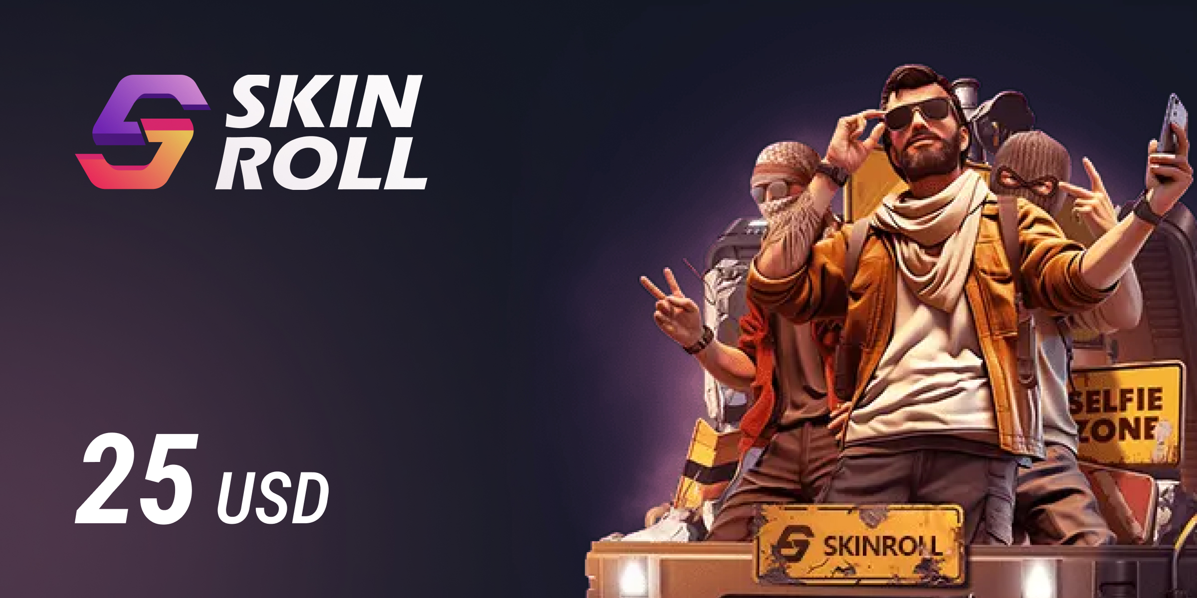 Skinroll 25 USD Gift Card